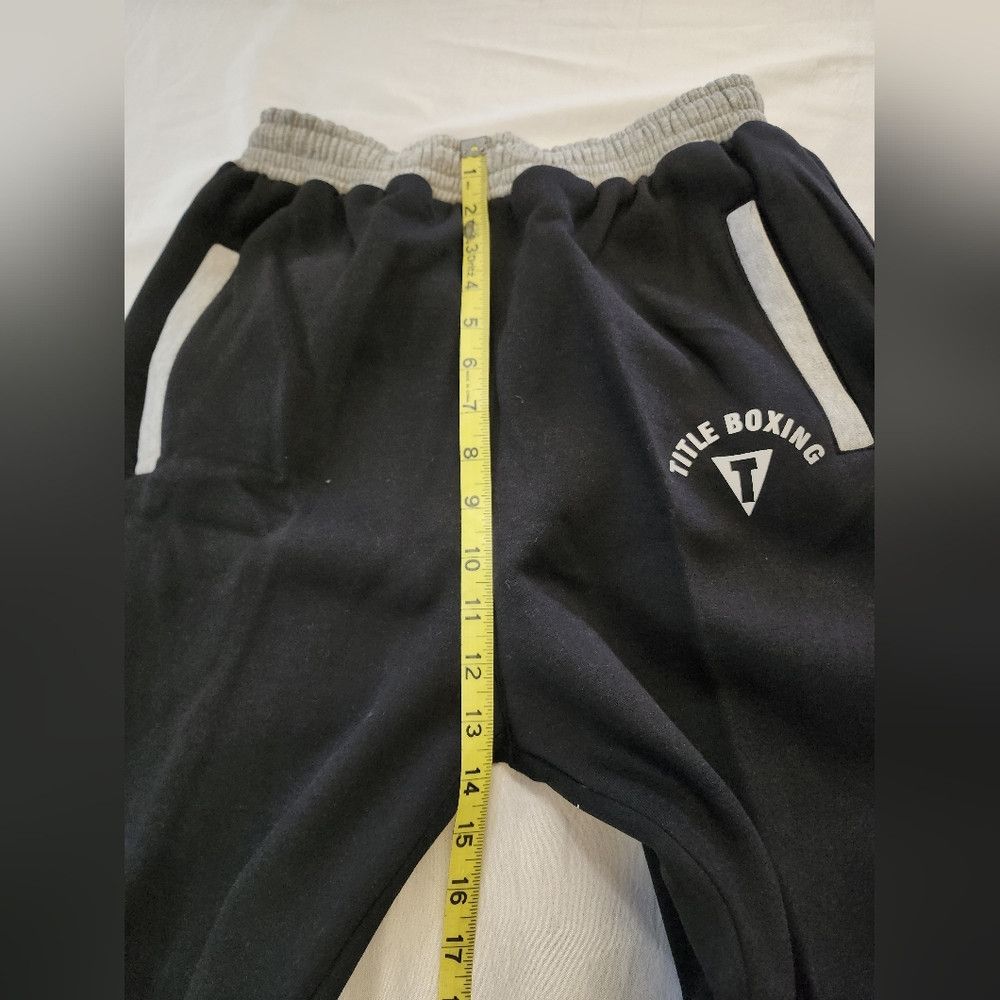 Other Title Boxing Black Grey Training Joggers Warm Pockets Size US 34 / EU 50 - 5 Thumbnail