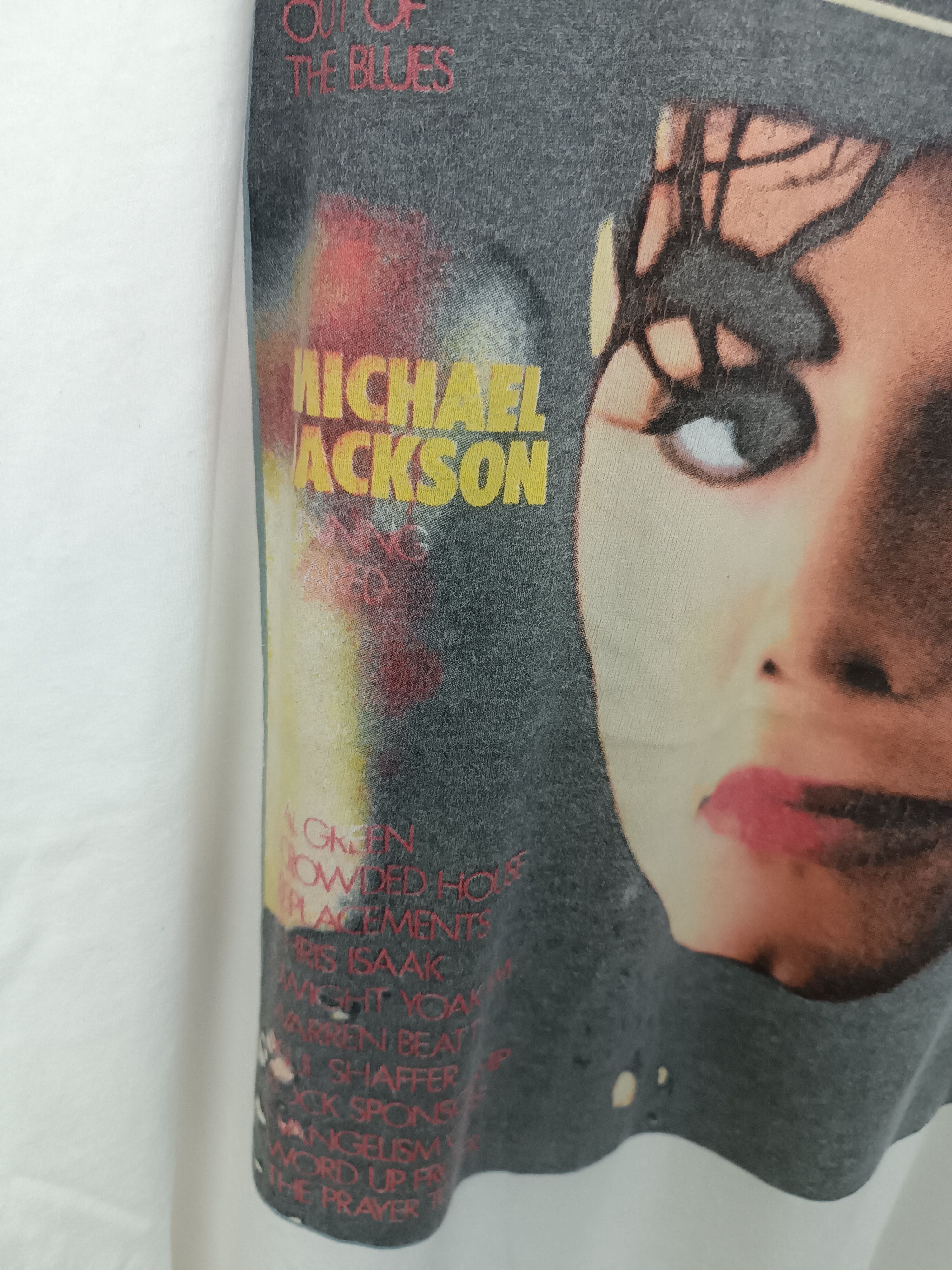 Rap Tees VINTAGE Y2K SPIN MAGAZINE MICHAEL JACKSON FADED TEE POP Size US XL / EU 56 / 4 - 13 Thumbnail