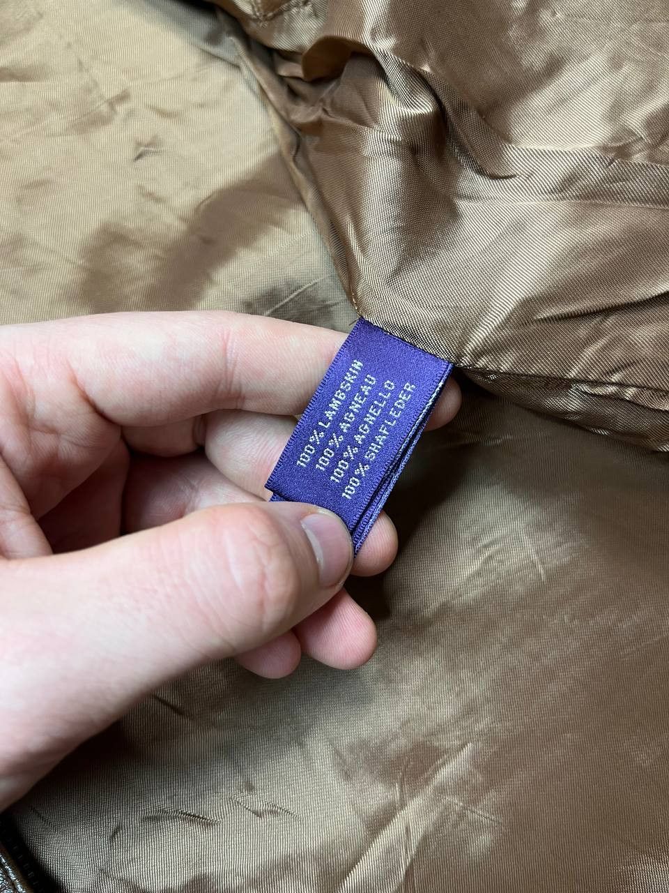 Ralph Lauren Purple Label Ralph Lauren Purple Label Leather Zip Jacket Size US M / EU 48-50 / 2 - 22 Thumbnail
