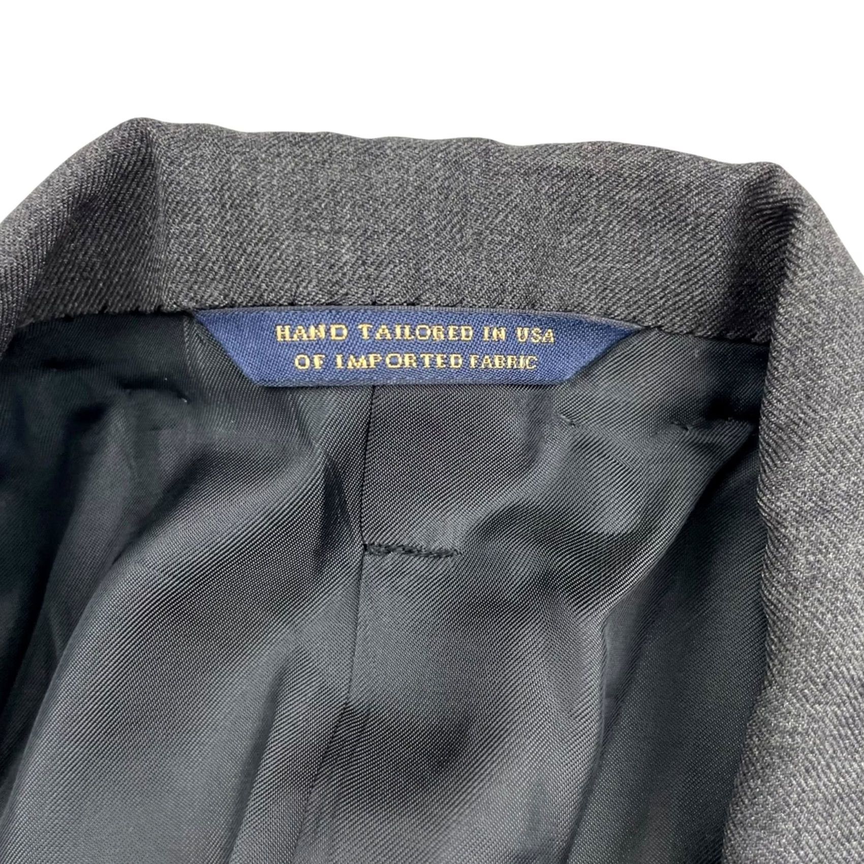 Brooks Brothers Brooks Brothers Golden Fleece Blazer 2-Button Single-Breasted Wool Gray 42S Men Size 42R - 5 Thumbnail