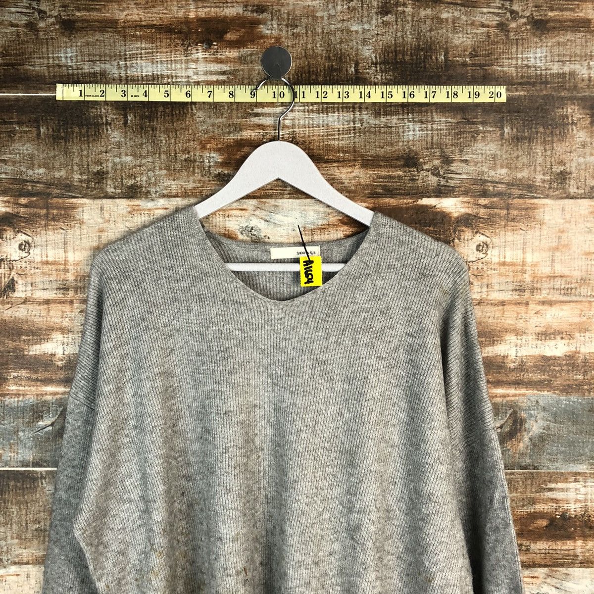 Homespun Knitwear Shoo La Rue Grey baggie Knitwear #A1654 Size US M / EU 48-50 / 2 - 4 Thumbnail