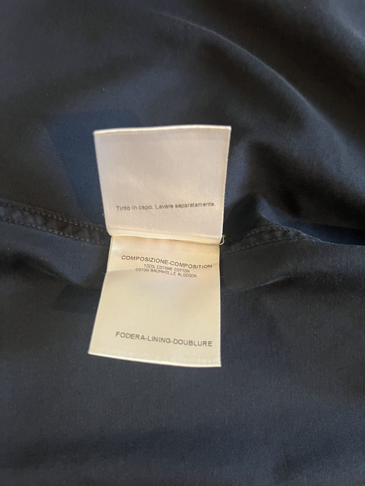Gucci Navy blue Gucci button up Size US L / EU 52-54 / 3 - 6 Thumbnail