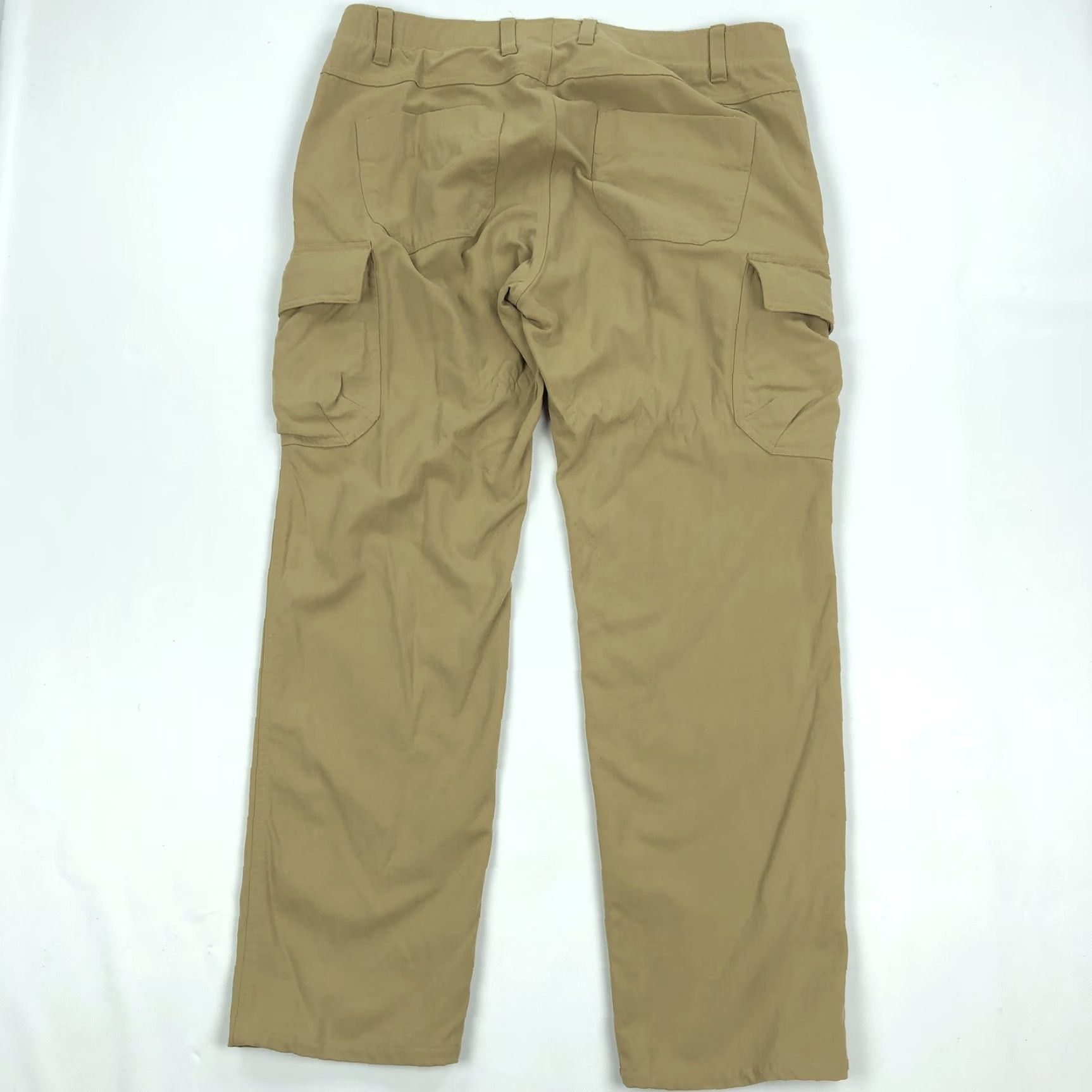 Under Armour Under Armour Men Cargo Pants 38x32 Khaki Tan Storm1 Outdoor Hiking Pockets Water Resistant Relaxed Button Zipper Size US 38 / EU 54 - 2 Thumbnail