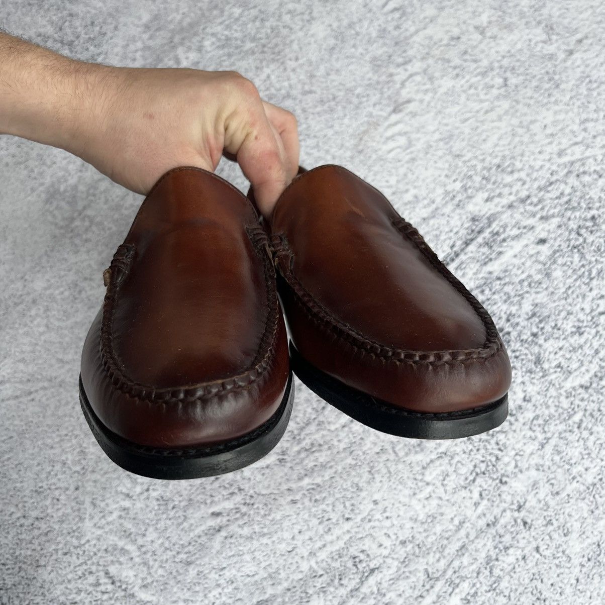 Dexter Shoe Company DEXTER MADE IN USA LOAFERS 7.5 BROWN LEATHER VINTAGE Size US 7.5 / EU 40-41 - 5 Thumbnail