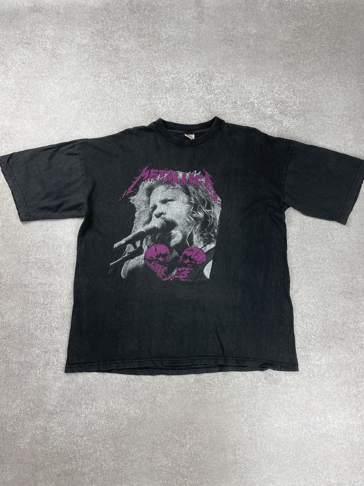 Band Tees × Metallica × Vintage Vintage 90’s Metallica Rock Band Tour Tee T-shirt Size US XL / EU 56 / 4 - 1 Thumbnail
