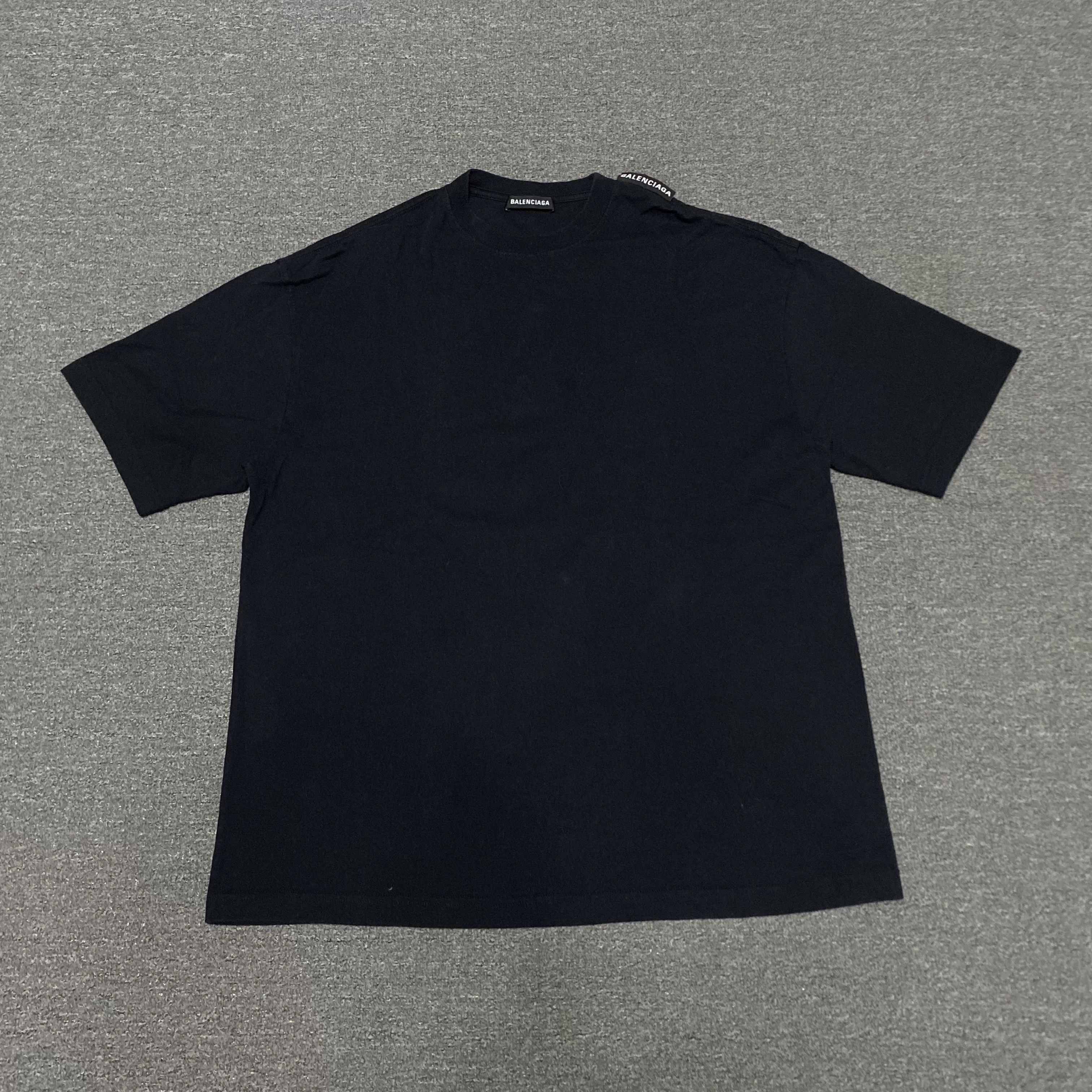 Balenciaga BALENCIAGA Shoulder Logo Short Sleeve Size US S / EU 44-46 / 1 - 1 Thumbnail