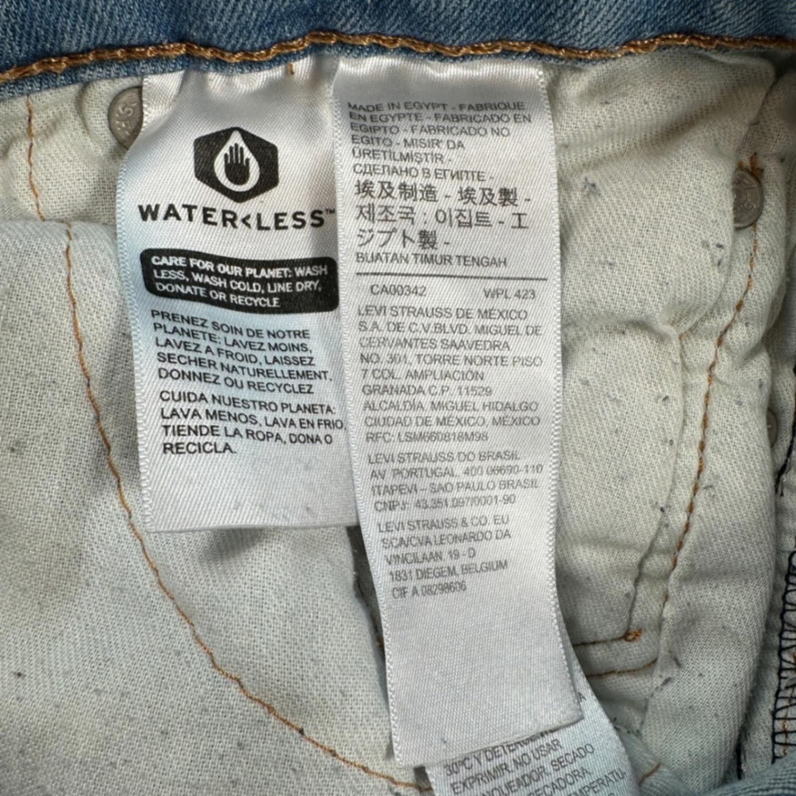 Levi's Levis 514 Mens Jeans 29x32 Blue Straight Fit Light Wash Size US 29 - 11 Thumbnail