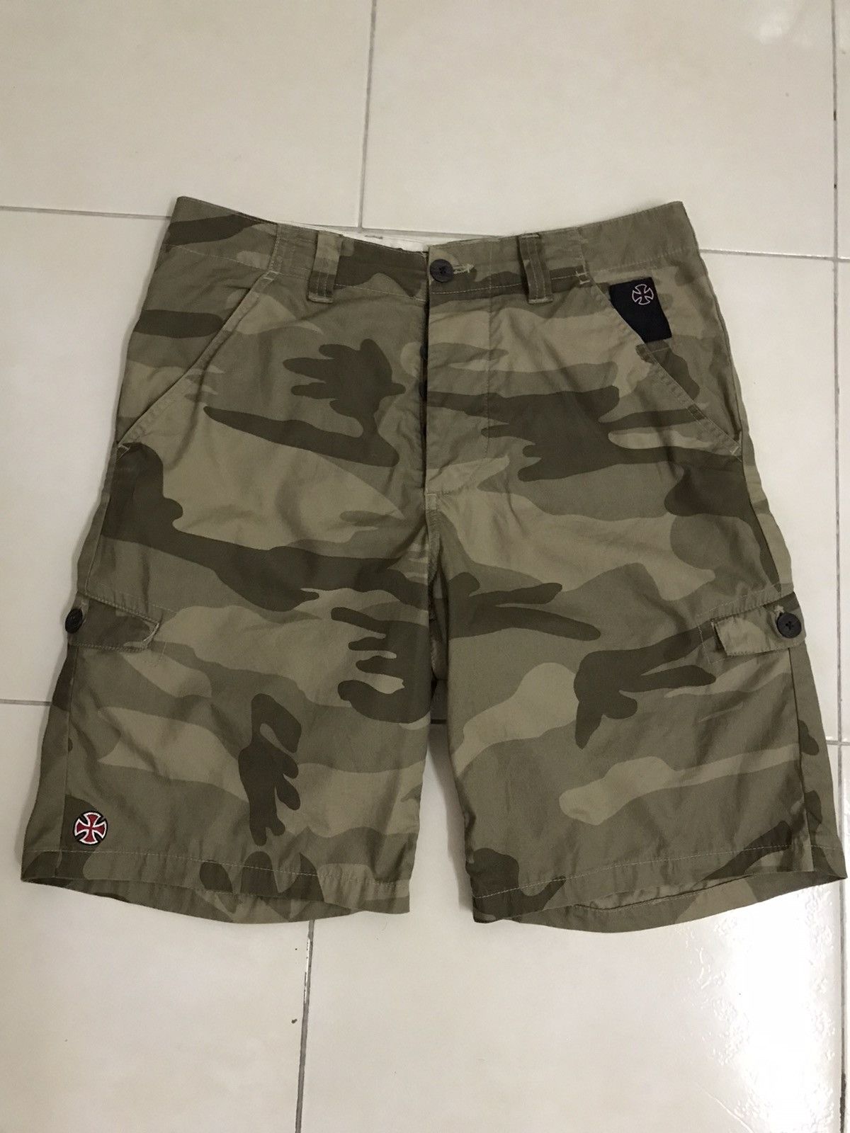 Independent Truck Co. Independent Truck.co Camo Cargo Short Pants Size US 32 / EU 48 - 8 Thumbnail