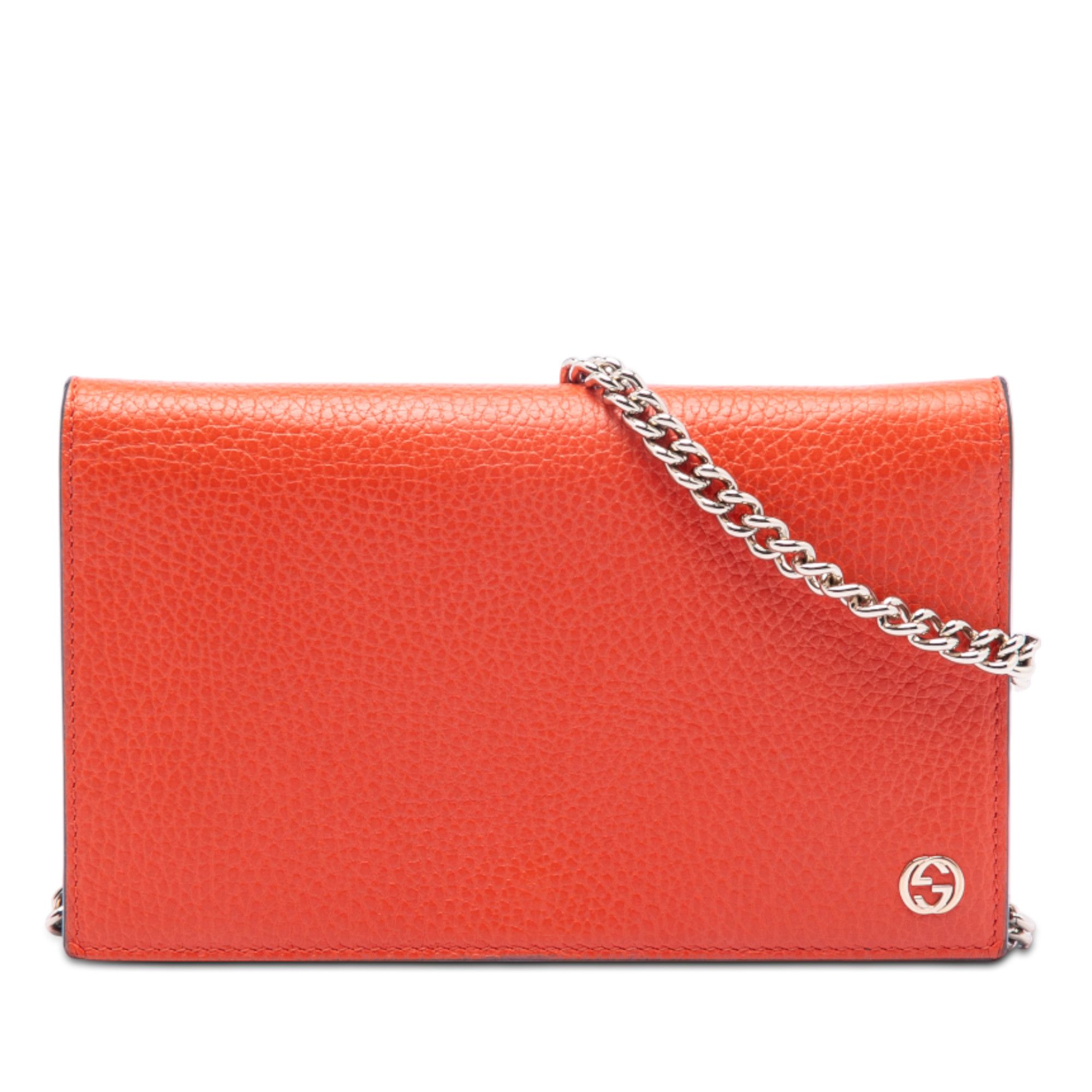 Gucci Gucci Leather Betty Wallet on Chain Size ONE SIZE - 1 Thumbnail