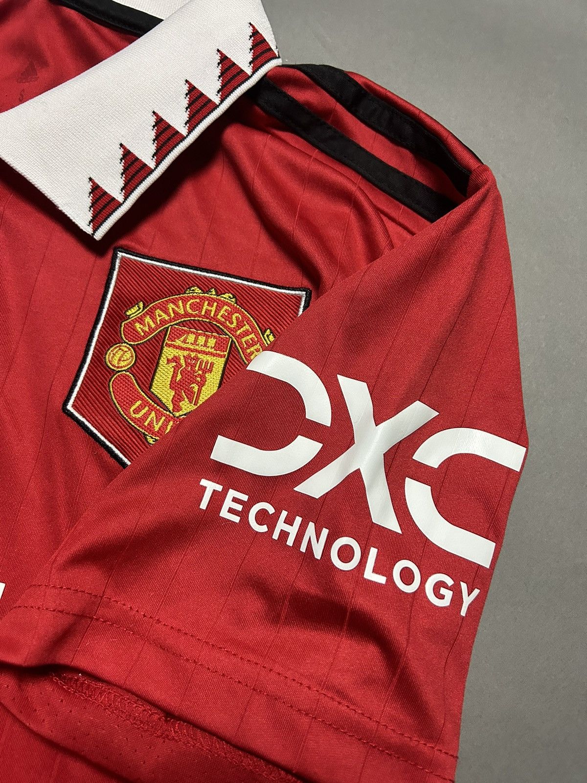 Nike Manchester United jersey TeamViewer Red 2022 2023 home kit Size US S / EU 44-46 / 1 - 5 Thumbnail