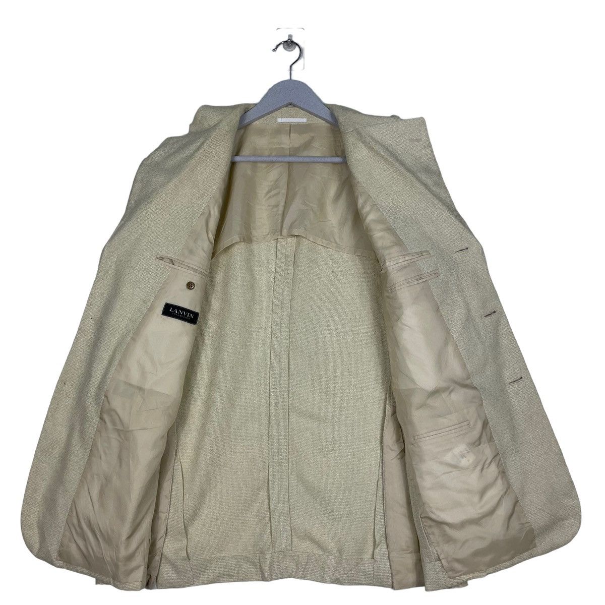 Lancel × Vintage 💥LANCEL VINTAGE LINEN JACKET Size US M / EU 48-50 / 2 - 10 Thumbnail