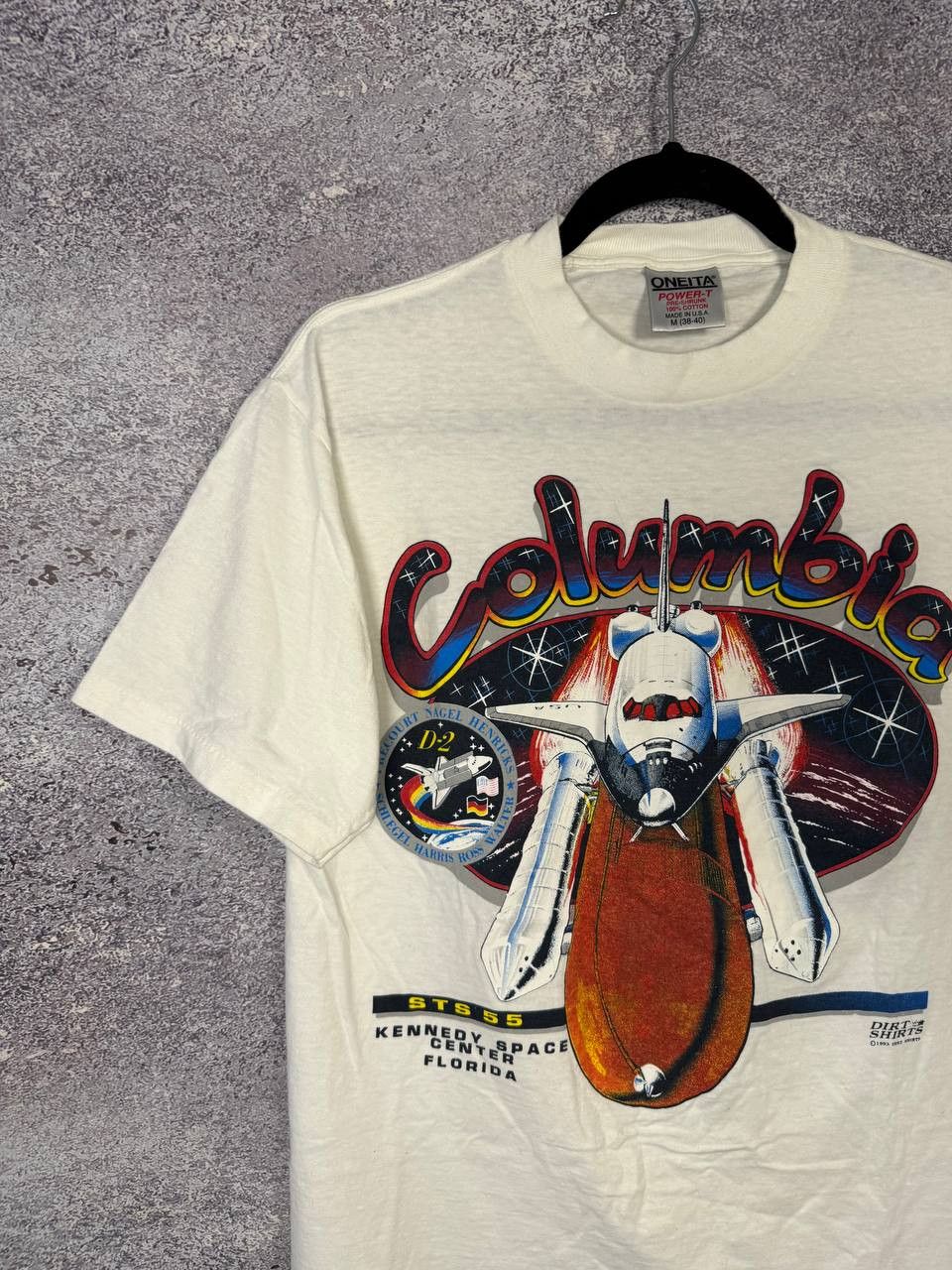 Vintage 90's Vintage Official 1993 NASA Space Shuttle Columbia Tee Size US M / EU 48-50 / 2 - 3 Thumbnail