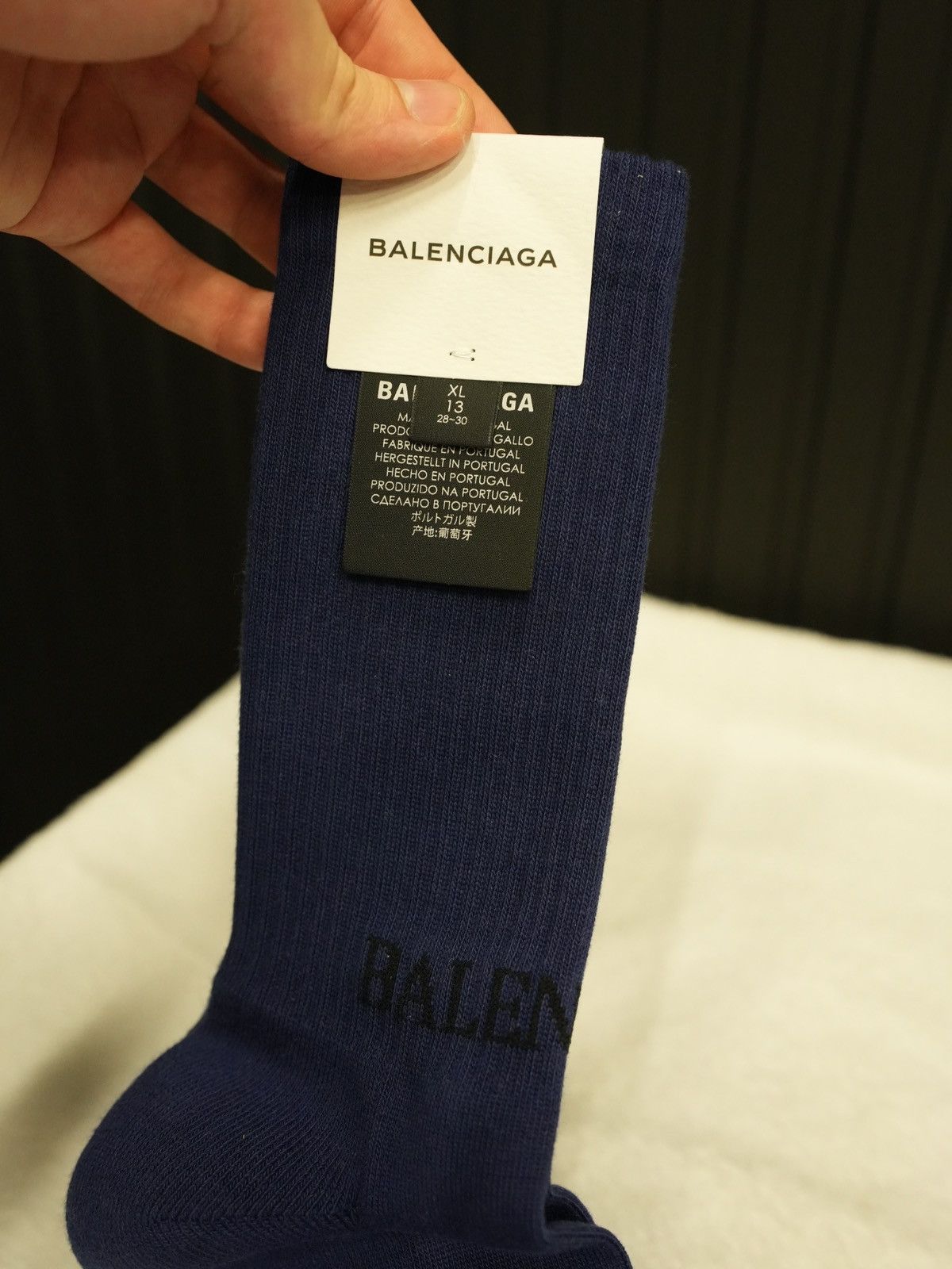 Balenciaga Balenciaga Logo Socks Size ONE SIZE - 2 Thumbnail