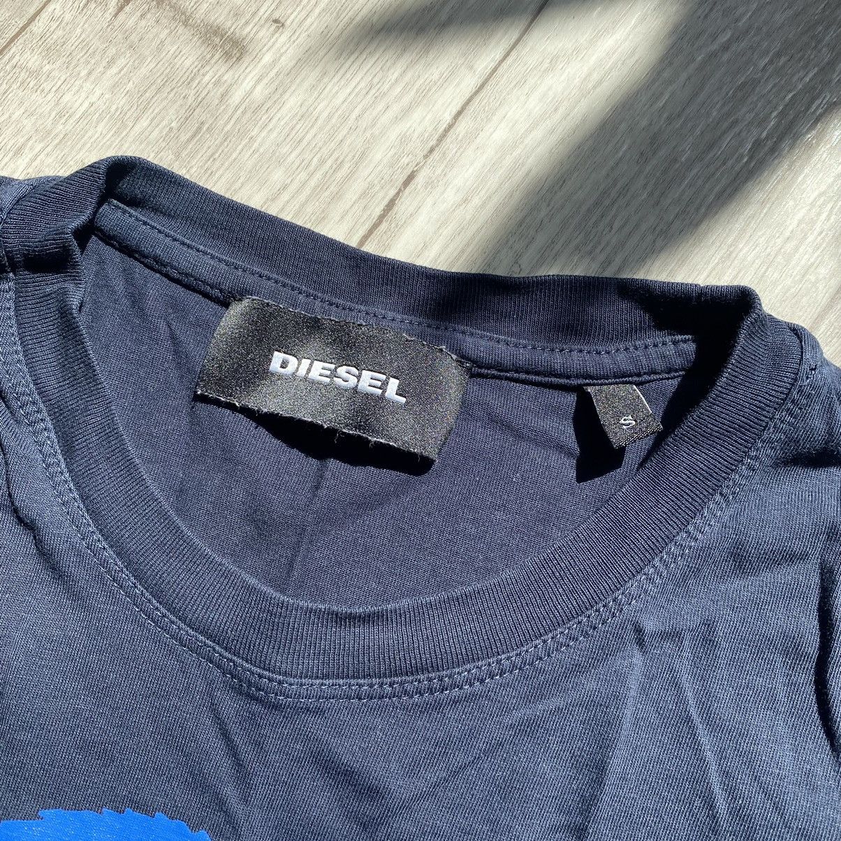 Diesel DIESEL PUNK FACE PRINTED NAVY T SHIRT Size US S / EU 44-46 / 1 - 3 Thumbnail