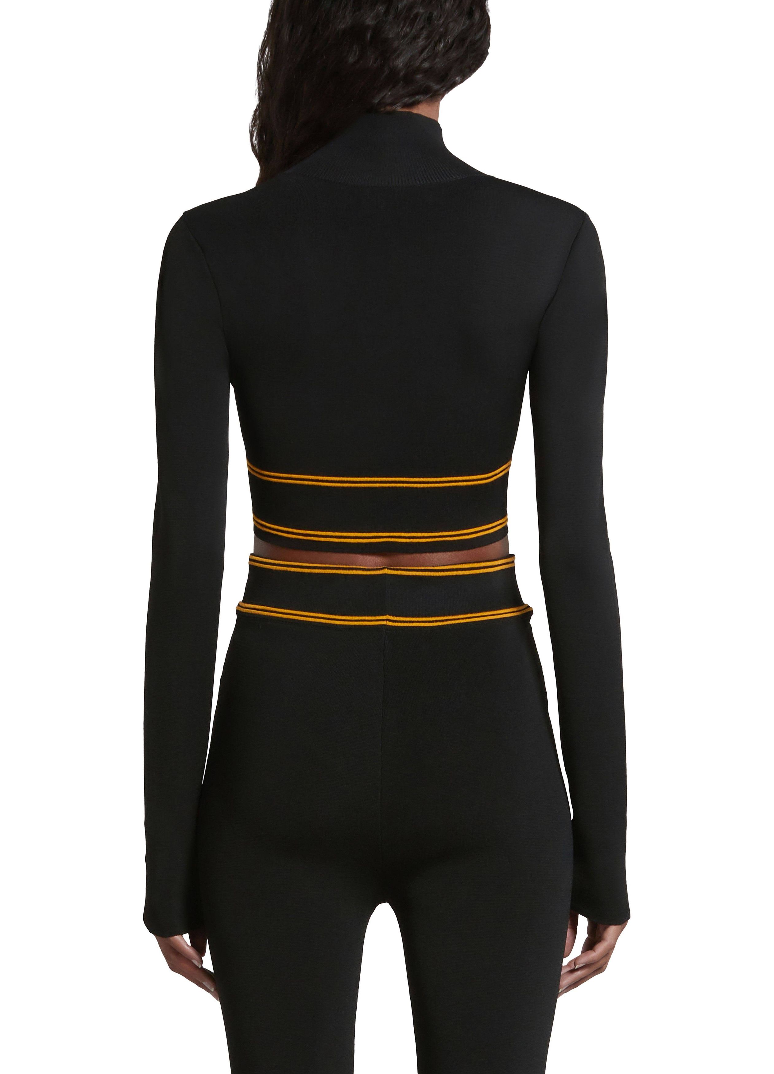 Marni o1w1db10824 Cropped Jumper in Black Size XS / US 0-2 / IT 36-38 - 3 Thumbnail