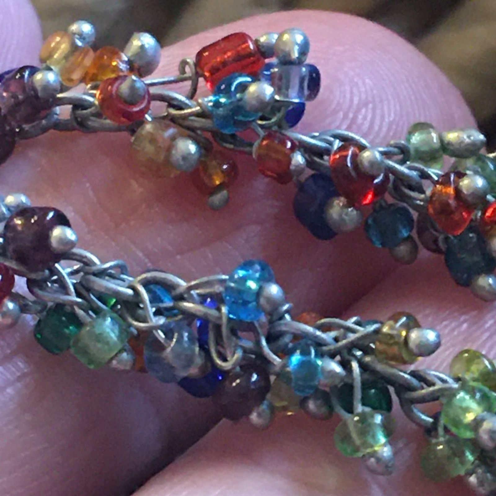 Jewelry Colorful wired seed bead choker necklace Size ONE SIZE - 7 Thumbnail