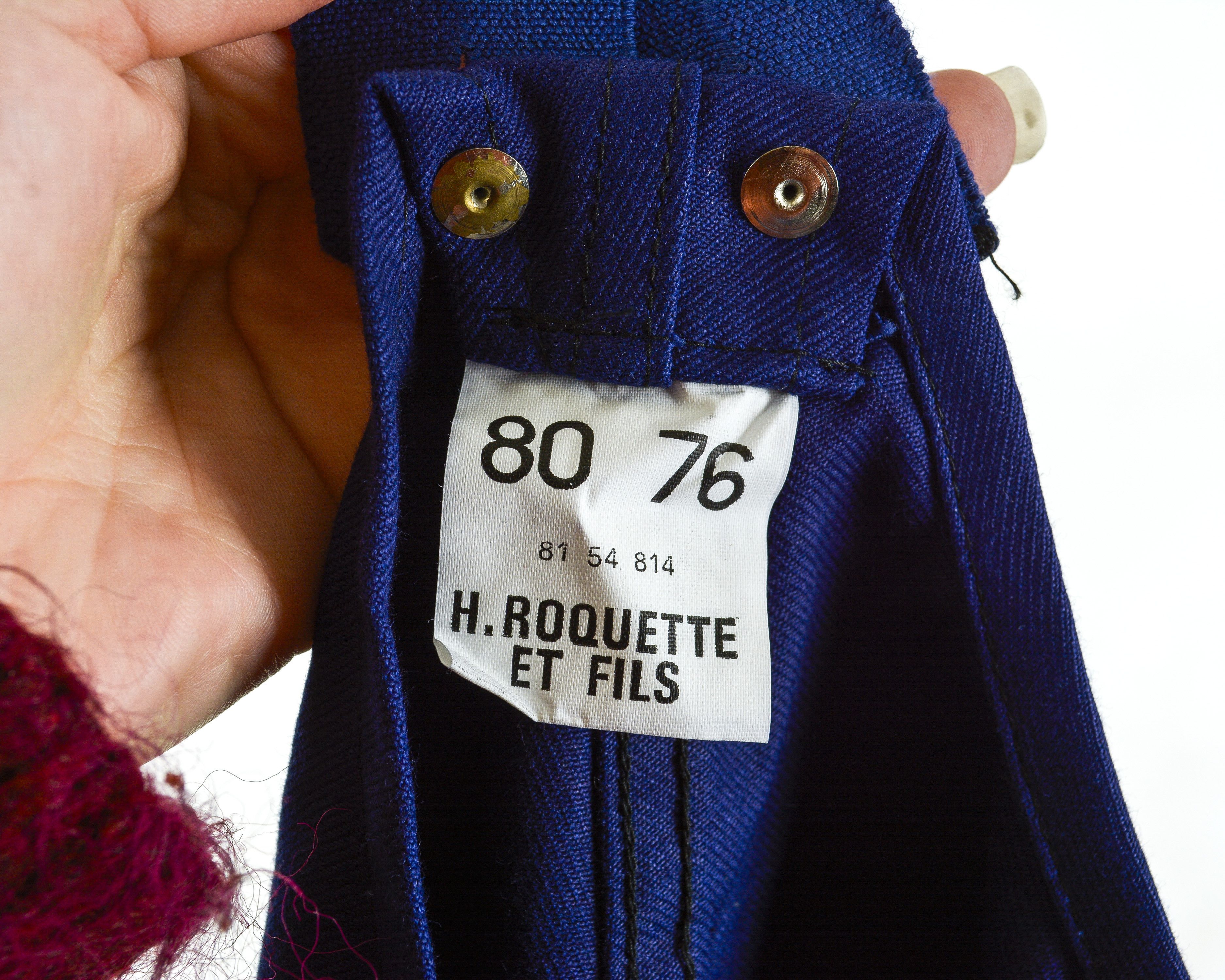 Japanese Brand H. Roquette Et Fils 1981 Bibs Dungarees Coveralls Overalls Size US 30 / EU 46 - 7 Thumbnail