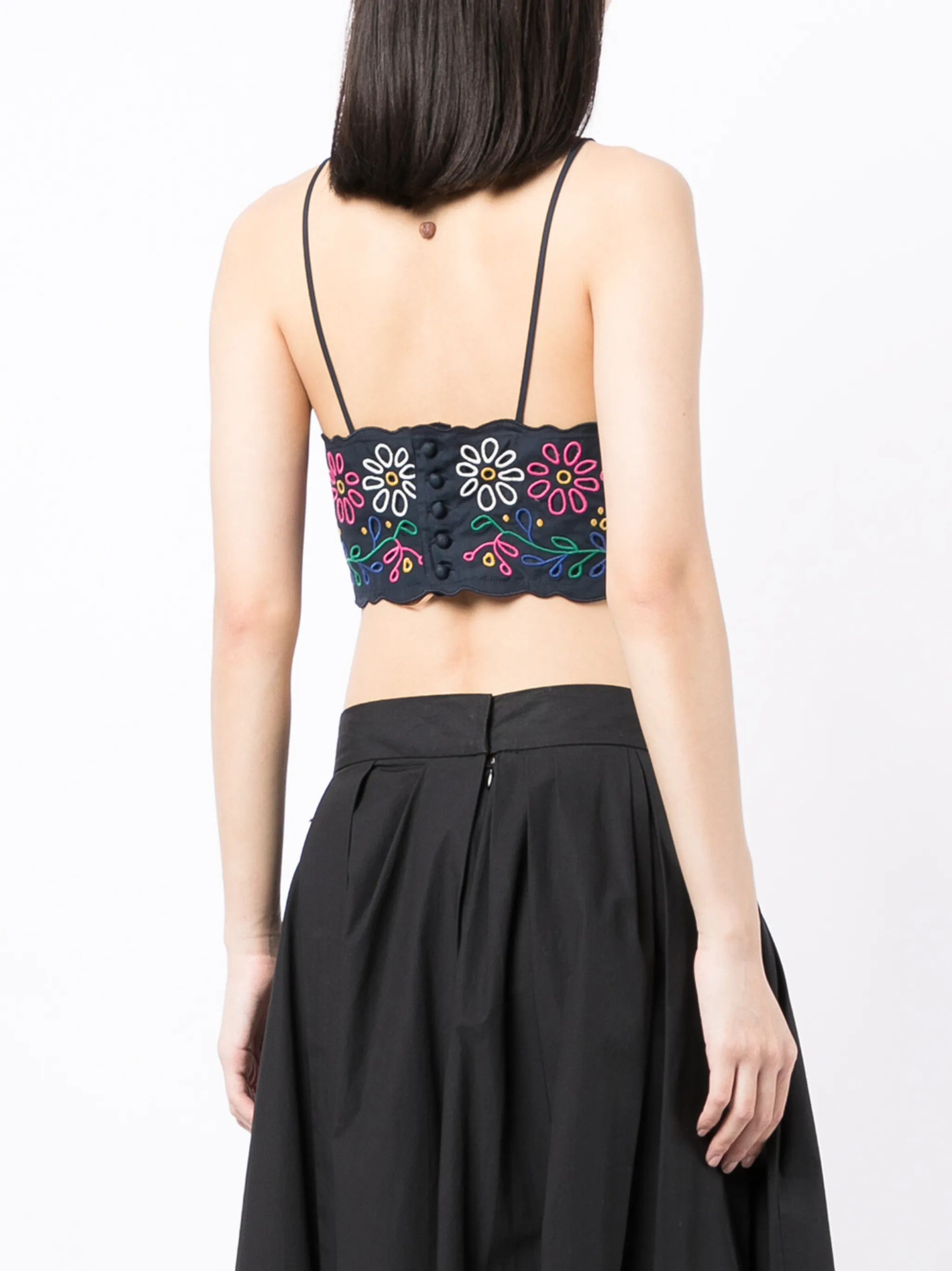 Chloe o1y0825 Sleeveless Bustier in Multicolor Size M / US 6-8 / IT 42-44 - 4 Thumbnail