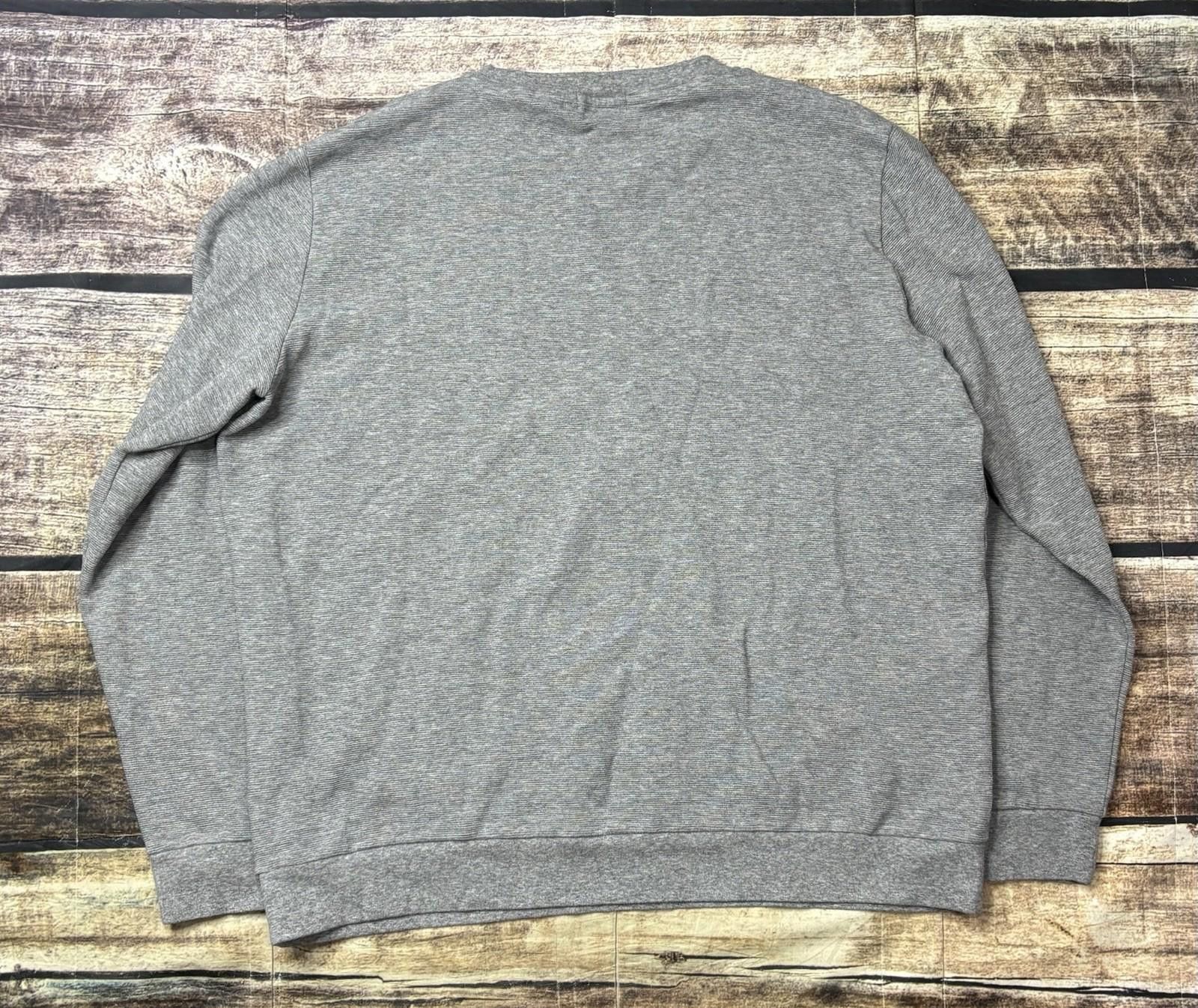 Theory Theory Sweater Mens 2XL Long Sleeve Cotton Stretch Gray Size US XXL / EU 58 / 5 - 3 Thumbnail