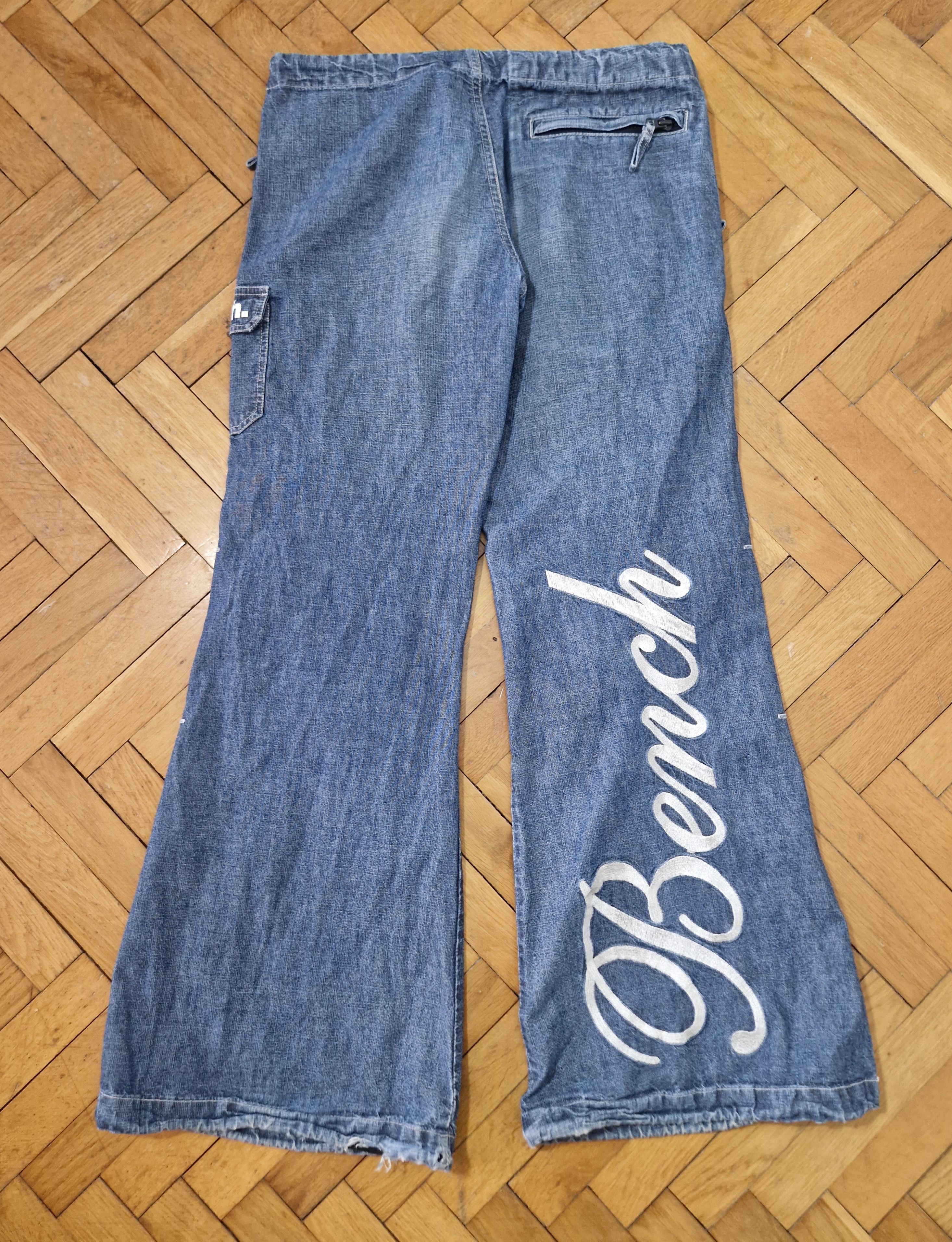 Bench Bench. y2k flare denim pants Size 28" / US 6 / IT 42 - 7 Thumbnail