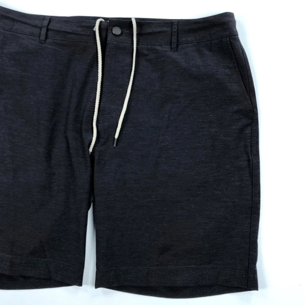Faherty Faherty Men’s All Day Shorts Dark Heather Grey Performance Drawstring Waist 38 Size US 38 / EU 54 - 3 Thumbnail