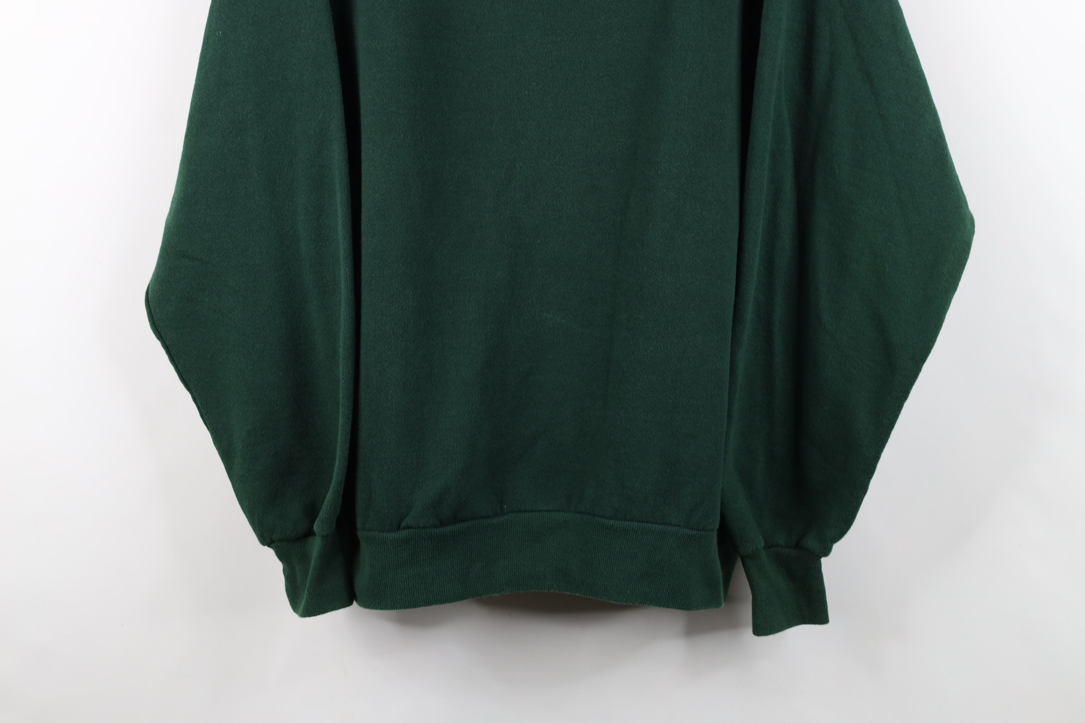 Vintage Vintage 90s Streetwear Crewneck Sweatshirt Hunter Green USA Size US XXL / EU 58 / 5 - 3 Thumbnail