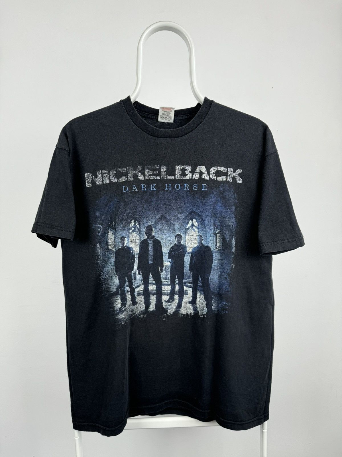 Band Tees × Vintage Vintage 2009 Nickelback Dark Horse Tour Big Logo Tee Size US M / EU 48-50 / 2 - 1 Thumbnail