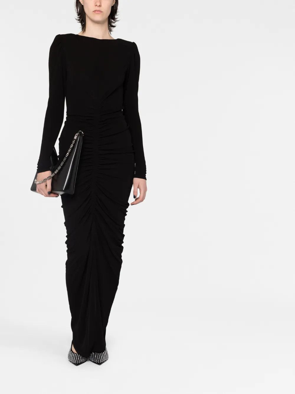 Givenchy o1y0925 Maxi Dress in Black Size XS / US 0-2 / IT 36-38 - 5 Thumbnail