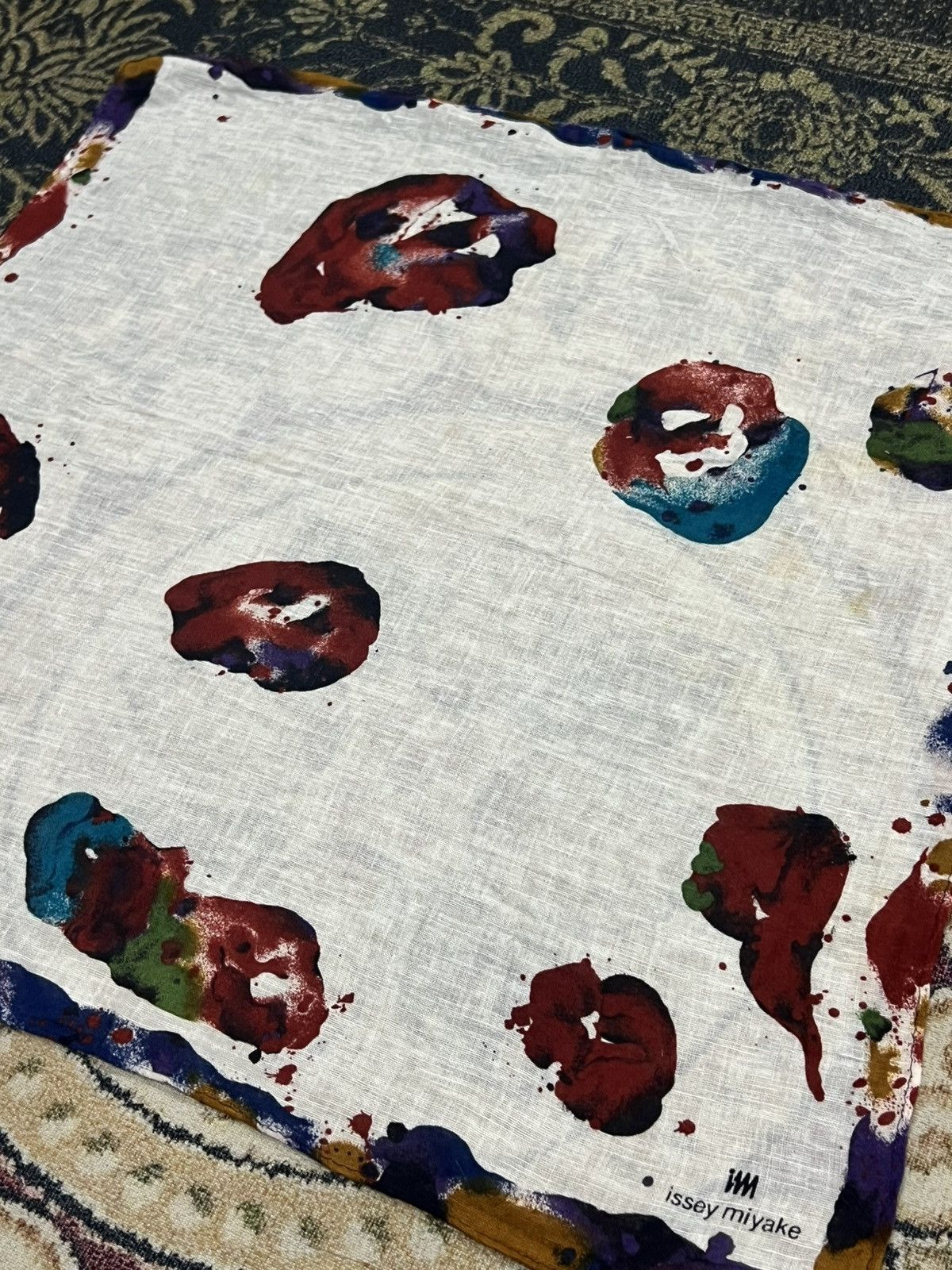 Issey Miyake × Japanese Brand Vintage Issey Miyake Scarf Size ONE SIZE - 6 Thumbnail