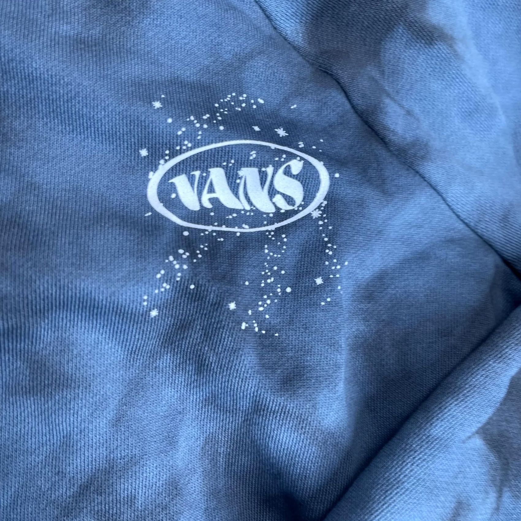 Vans VANS Hoodies Mens Small Gray Cosmic Wash Tie Dye Fleece Pullover Sweatshirt Graphic Print Logo Space Size US S / EU 44-46 / 1 - 2 Thumbnail