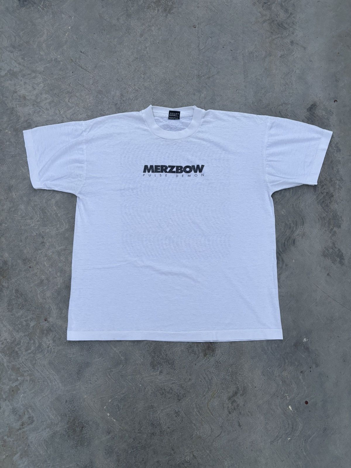 Band Tees Vintage 90s Merzbow T Shirt Size US XL / EU 56 / 4 - 1 Thumbnail