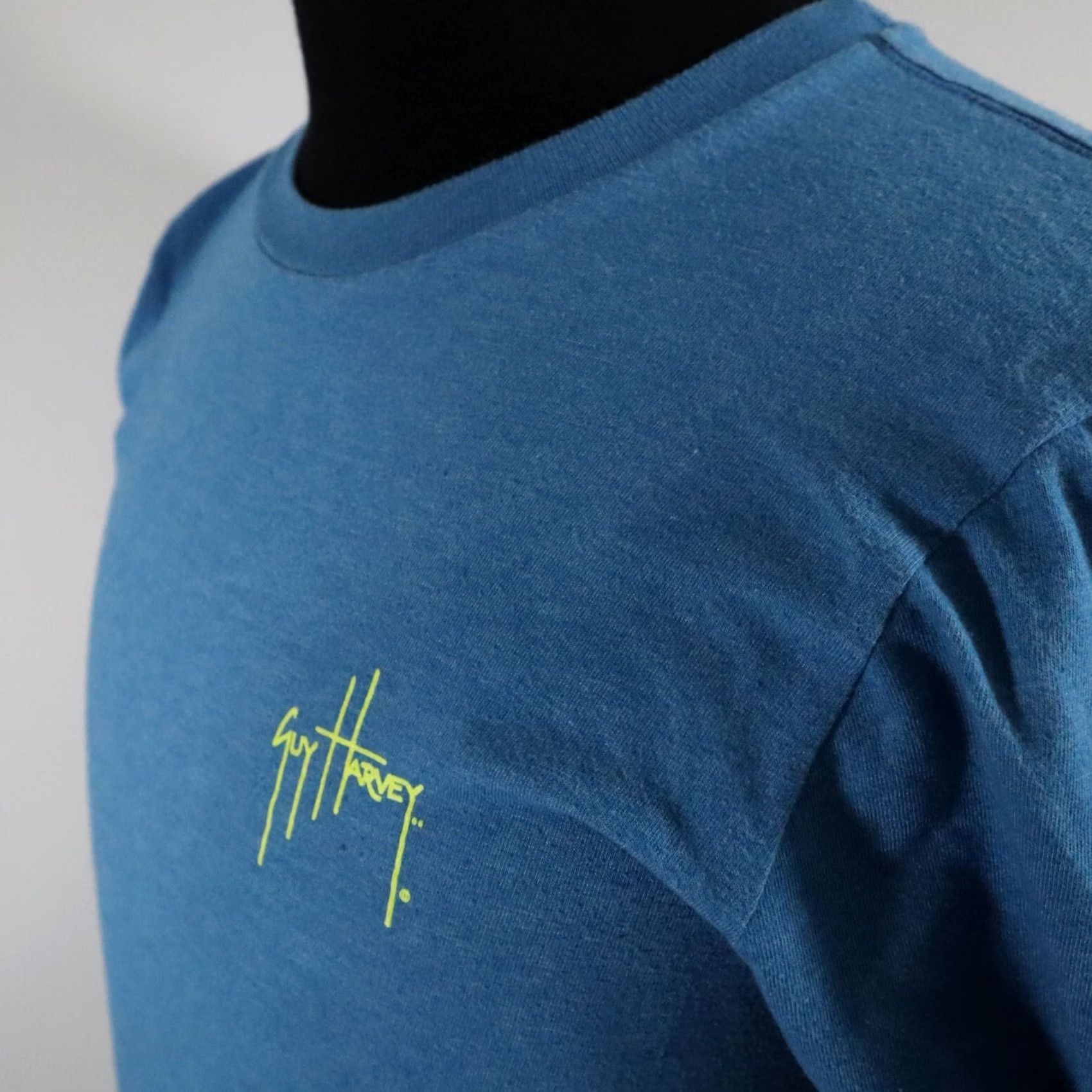 Guy Harvey Guy Harvey T-Shirt Mens Small Crew Neck Tee Blue Short Sleeve Sport Fishing Shirt Mens Small Blue Logo 90s? Size US S / EU 44-46 / 1 - 3 Thumbnail