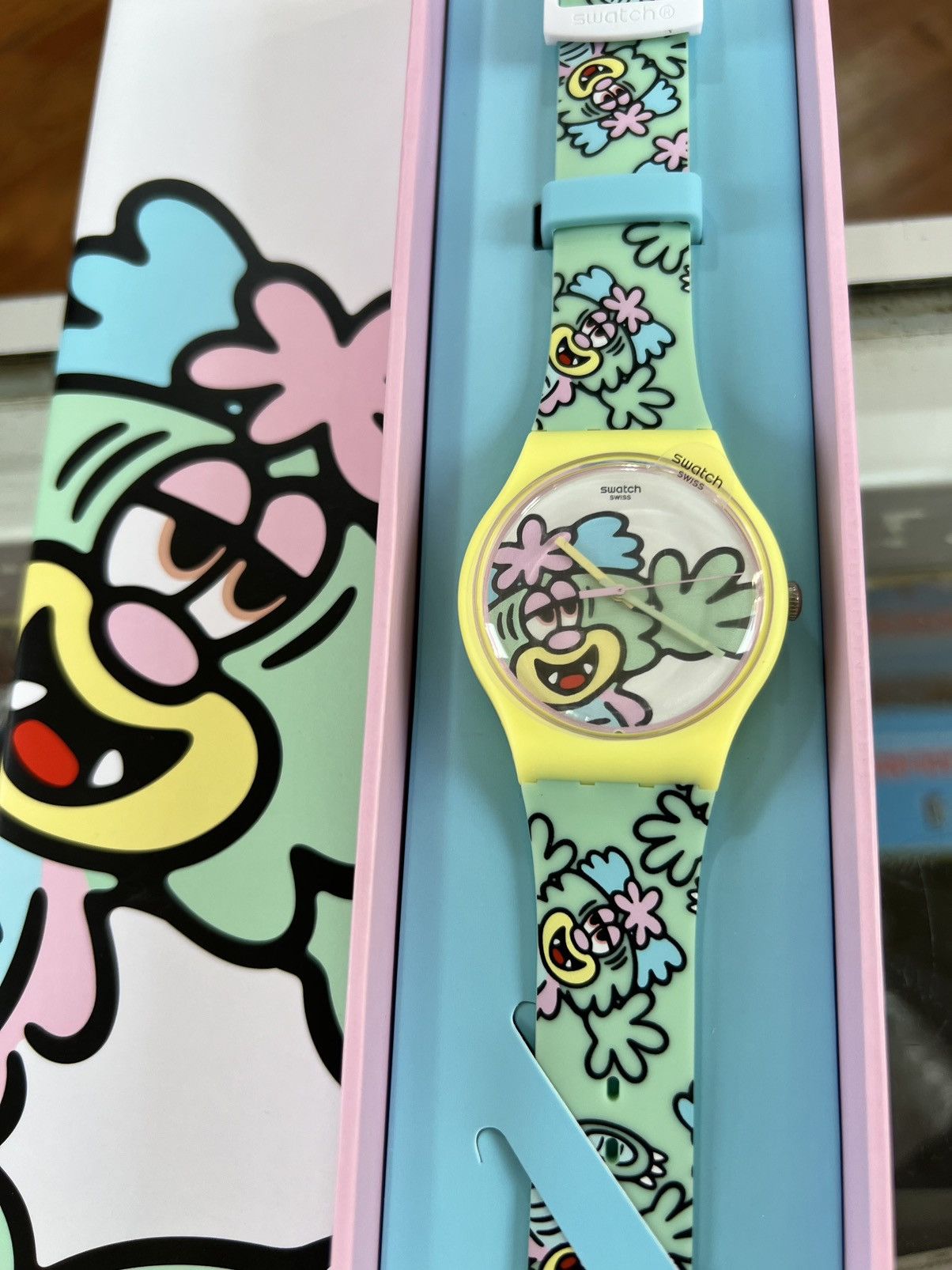 Girls Dont Cry x Swatch Verdy X Swatch Visty Watch Girls Don’T Cry, Men's Product Image