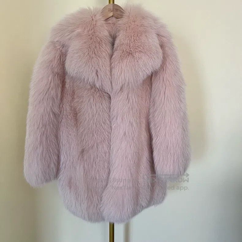 Valentino Valentino Fan long-haired mink coat coat Size S / US 4 / IT 40 - 1 Thumbnail