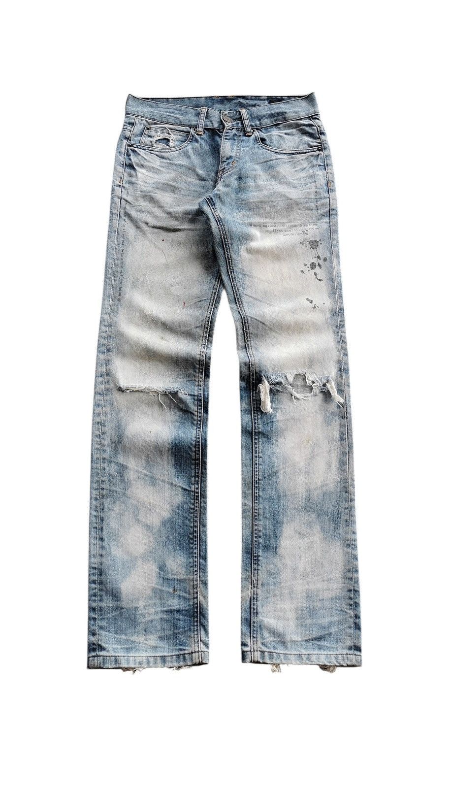 semanticdesign Vintage semanticdesign ripped jeans Size US 30 / EU 46 - 1 Thumbnail