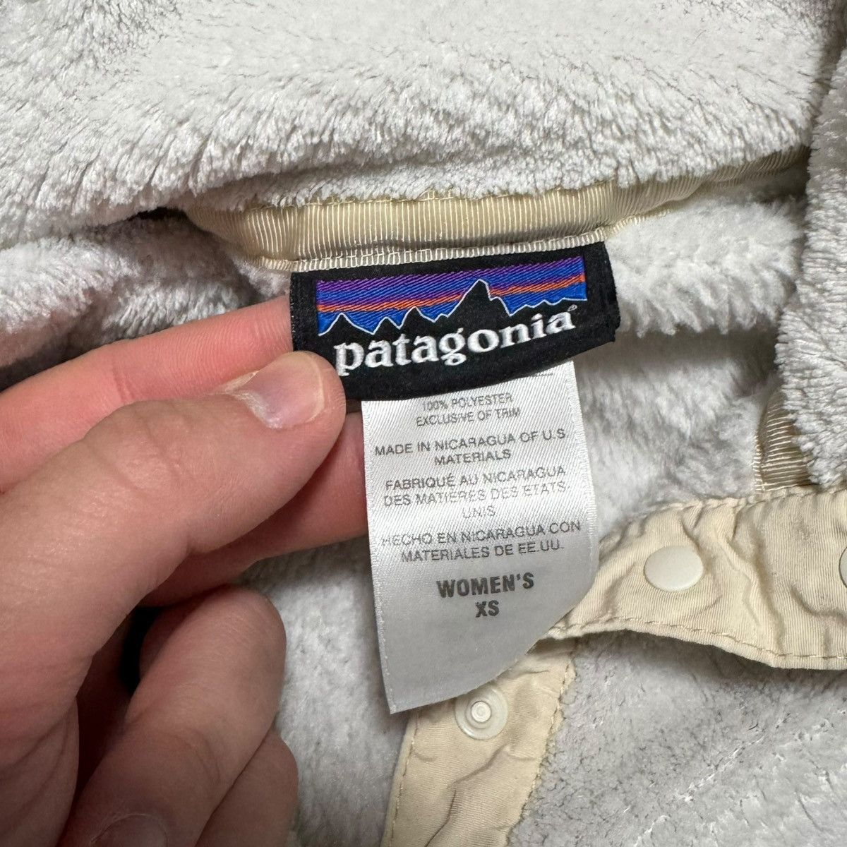 Patagonia Patagonia Pullover Retool Snap-T Women XS Polartec White Size XS / US 0-2 / IT 36-38 - 4 Thumbnail