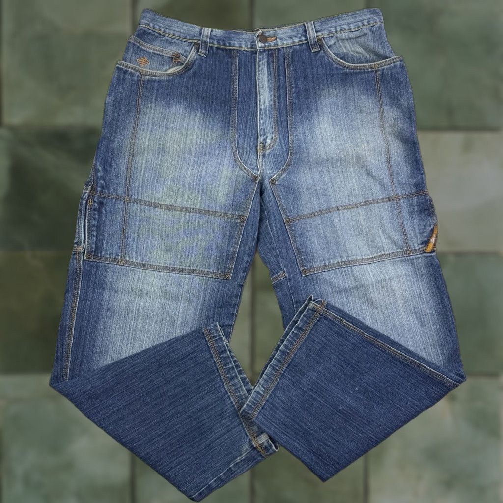 Enyce VINTAGE Enyce Jeans Baggy 38x30 Adult 90s hip hop grunge wide-leg blue jeans Mens Size US 38 / EU 54 - 1 Thumbnail