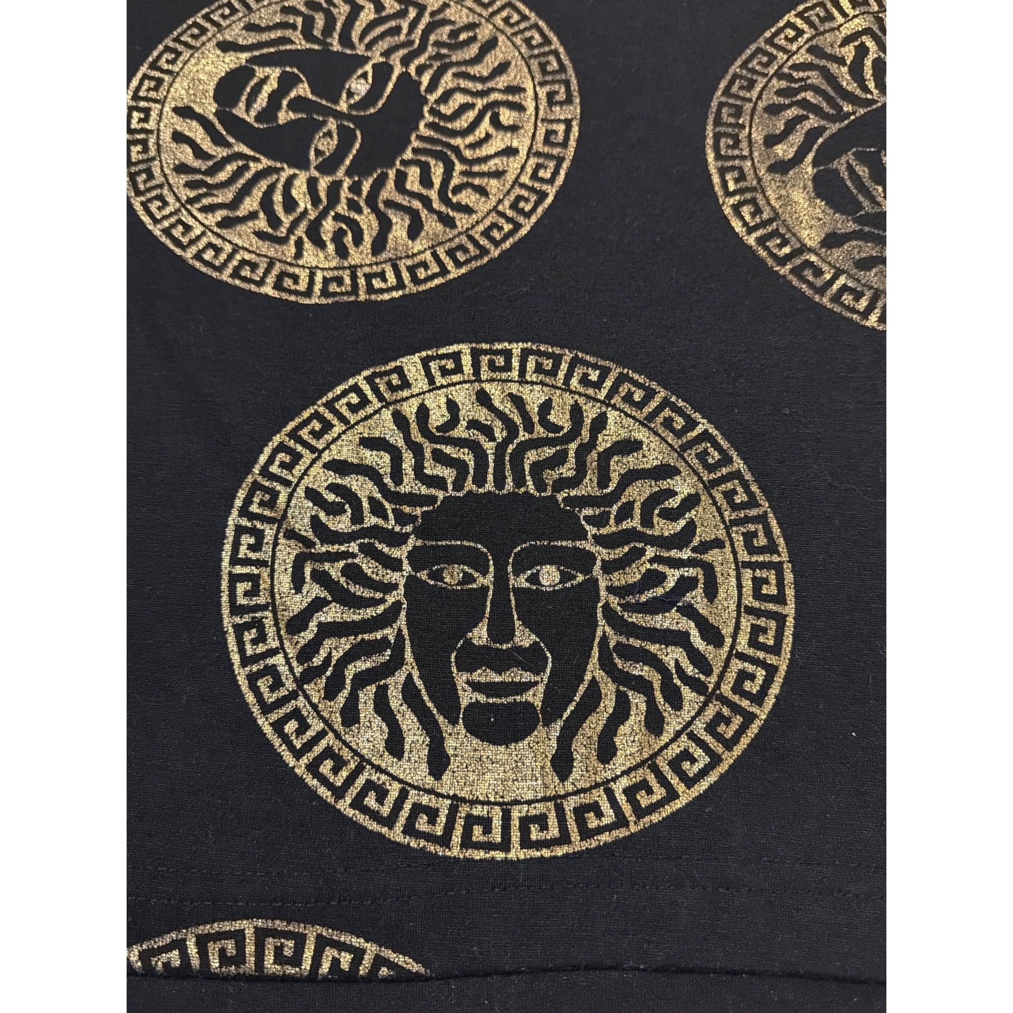 Other Drill Clothing Company Black Shirt Gold Medusa Medallion Gra Size US XL / EU 56 / 4 - 2 Thumbnail