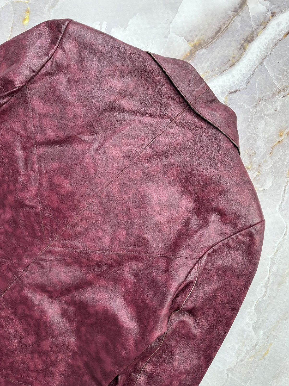 Japanese Brand Vintage Leather Jacket Size L / US 10 / IT 46 - 11 Thumbnail
