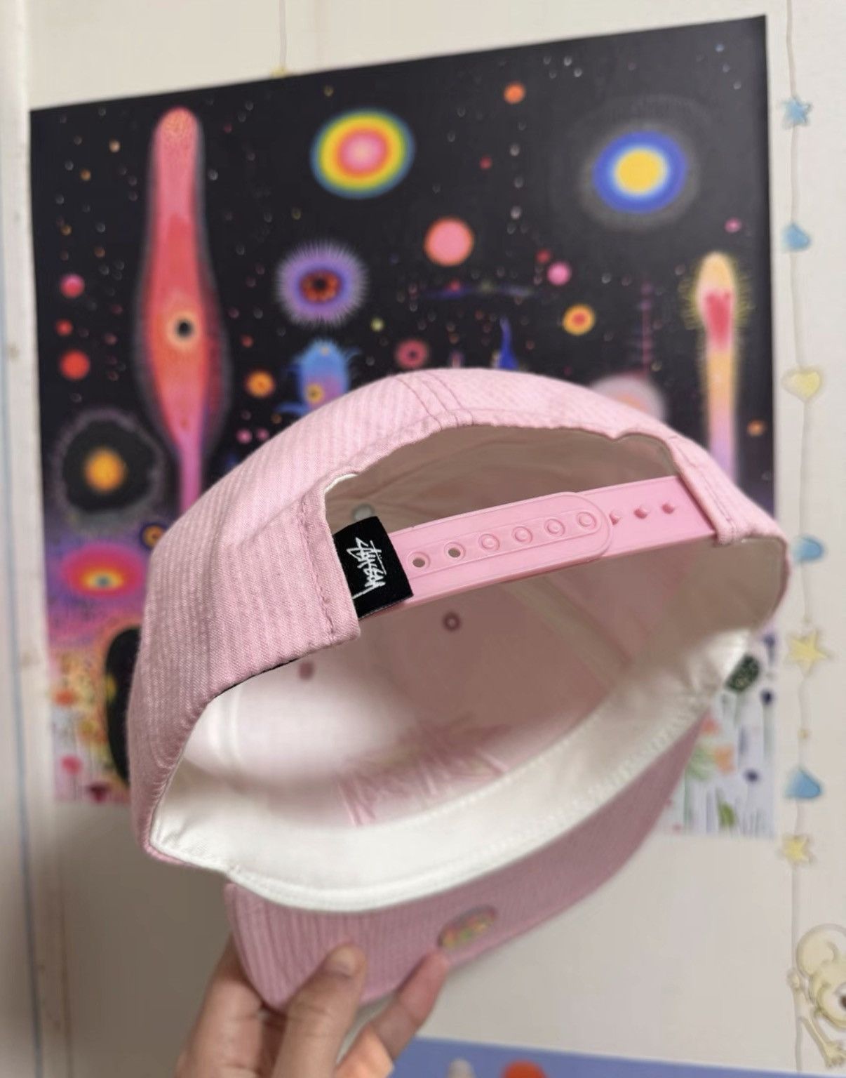 Stussy Stussy Stock Pink Baseball Cap K21 Size ONE SIZE - 2 Thumbnail