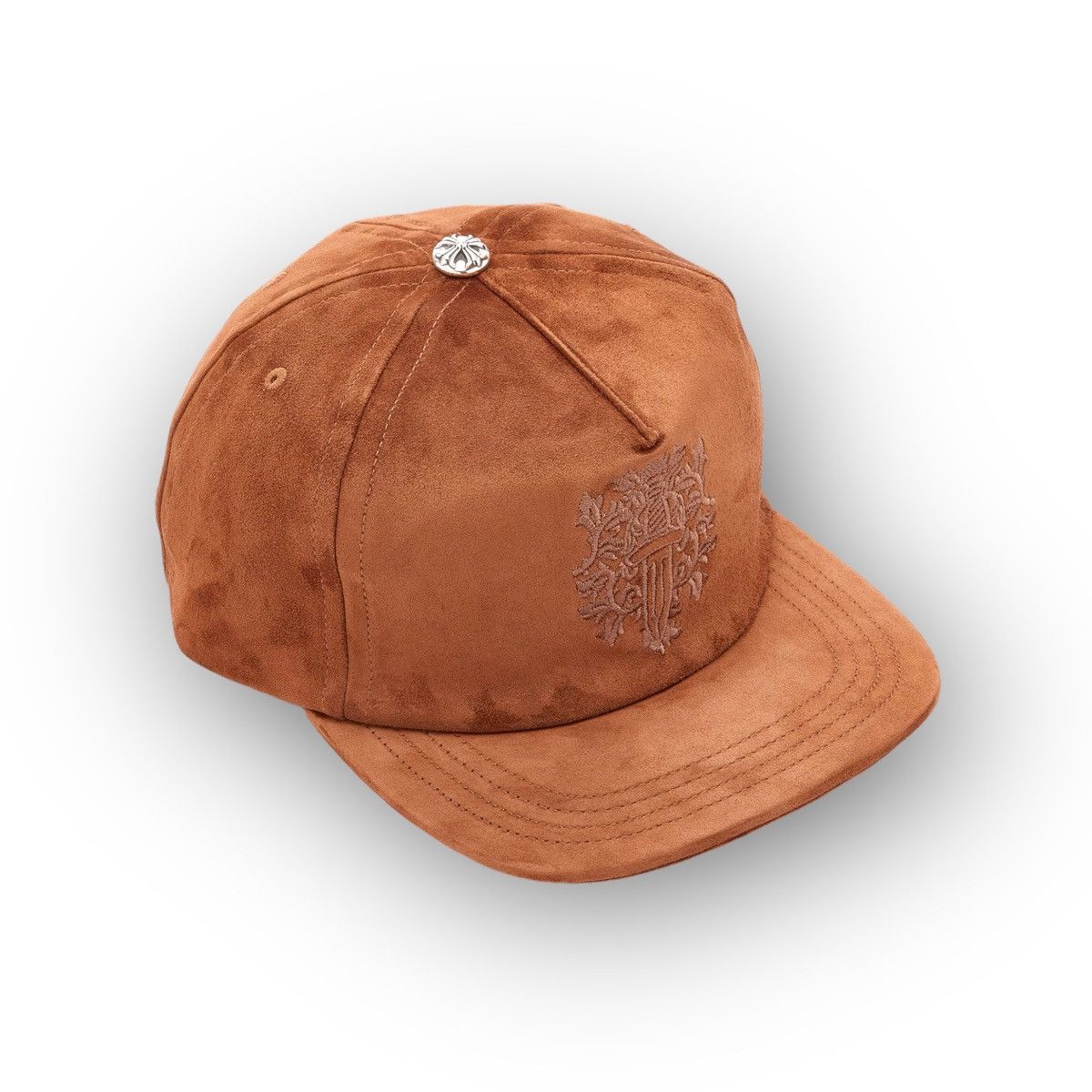 Chrome Hearts Chrome Hearts 5-Panel Brown Suede Dagger Hat (Unopened) Size ONE SIZE - 19 Thumbnail