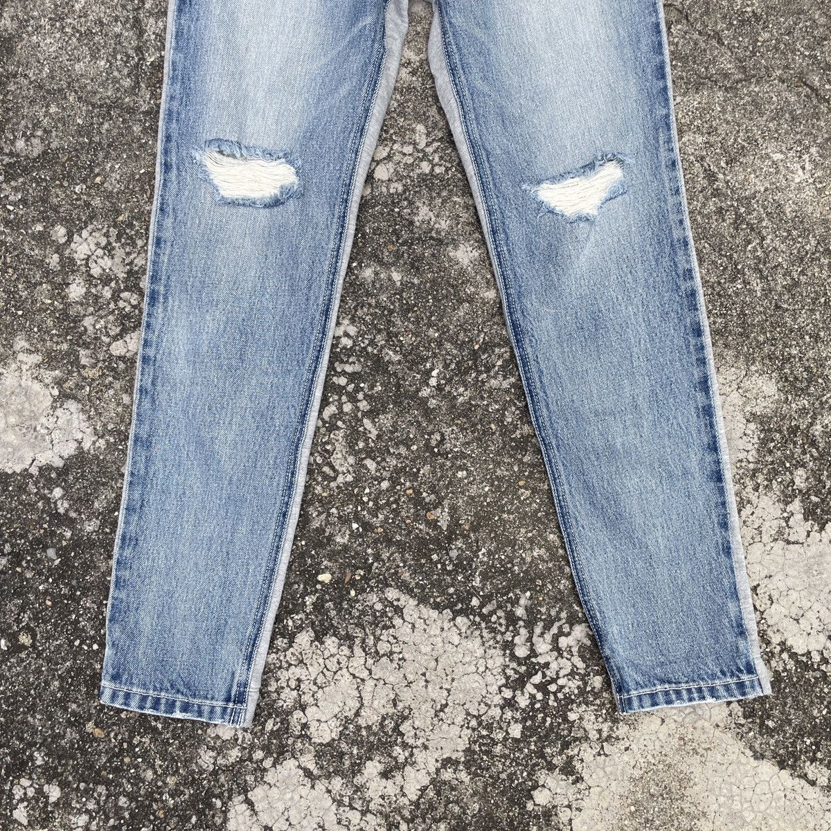 Other Vintage Rodeo Crown Denim Distressed Denim Jeans Size 29" - 4 Thumbnail