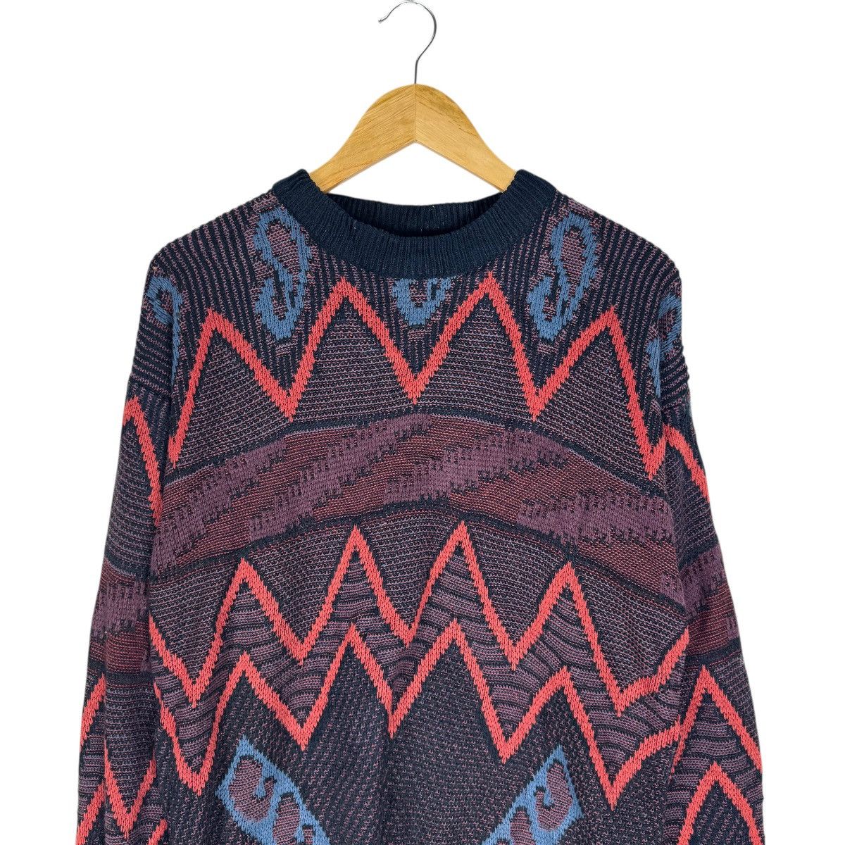 Aran Isles Knitwear ☀️GRAPHIX KNITWEAR PAISLEY SWEATER LIKE COOGI Size US L / EU 52-54 / 3 - 2 Thumbnail