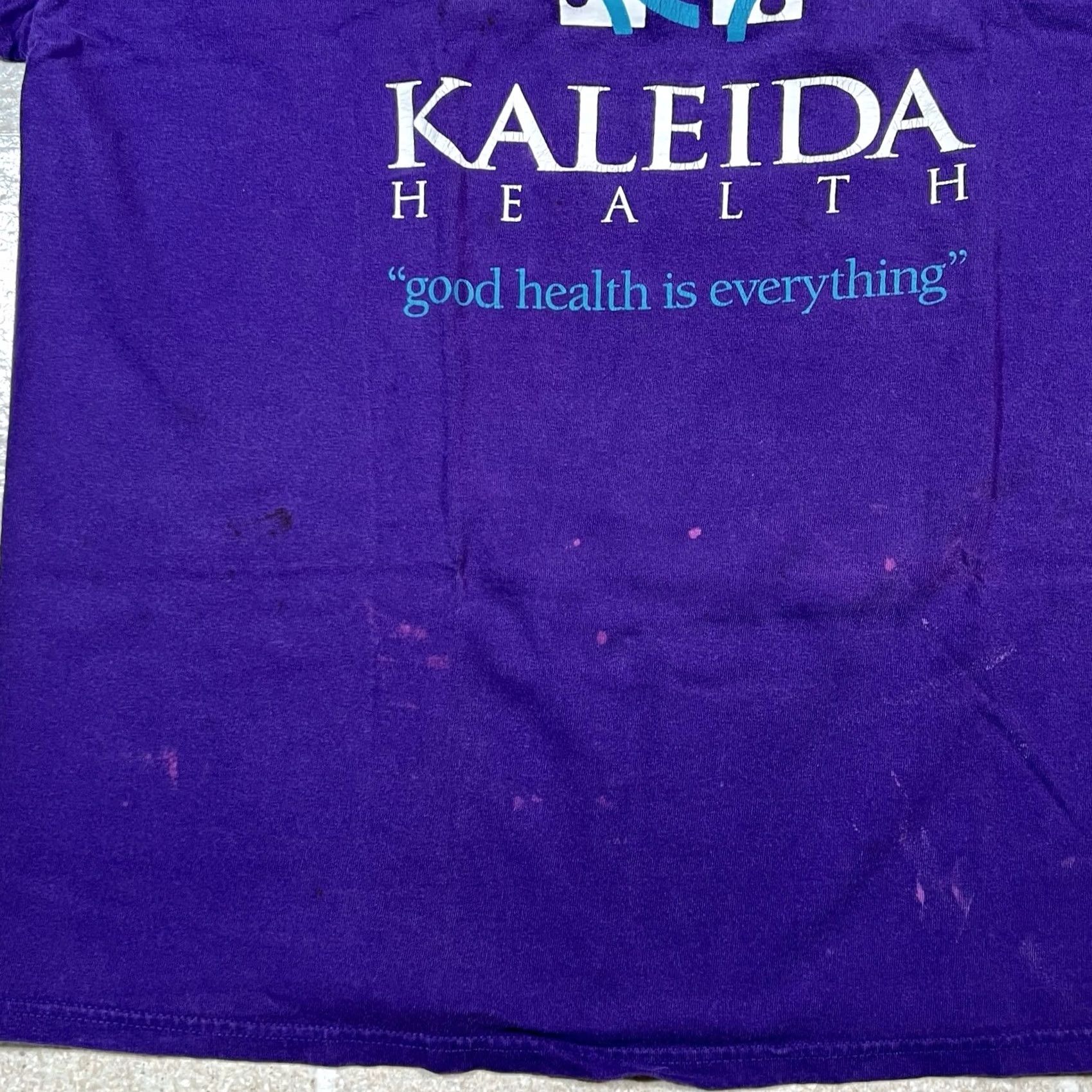 Gildan VINTAGE Kaleida Health Hospital T-Shirt XL Men Purple Gildan Regular Size XL Size US XL / EU 56 / 4 - 3 Thumbnail