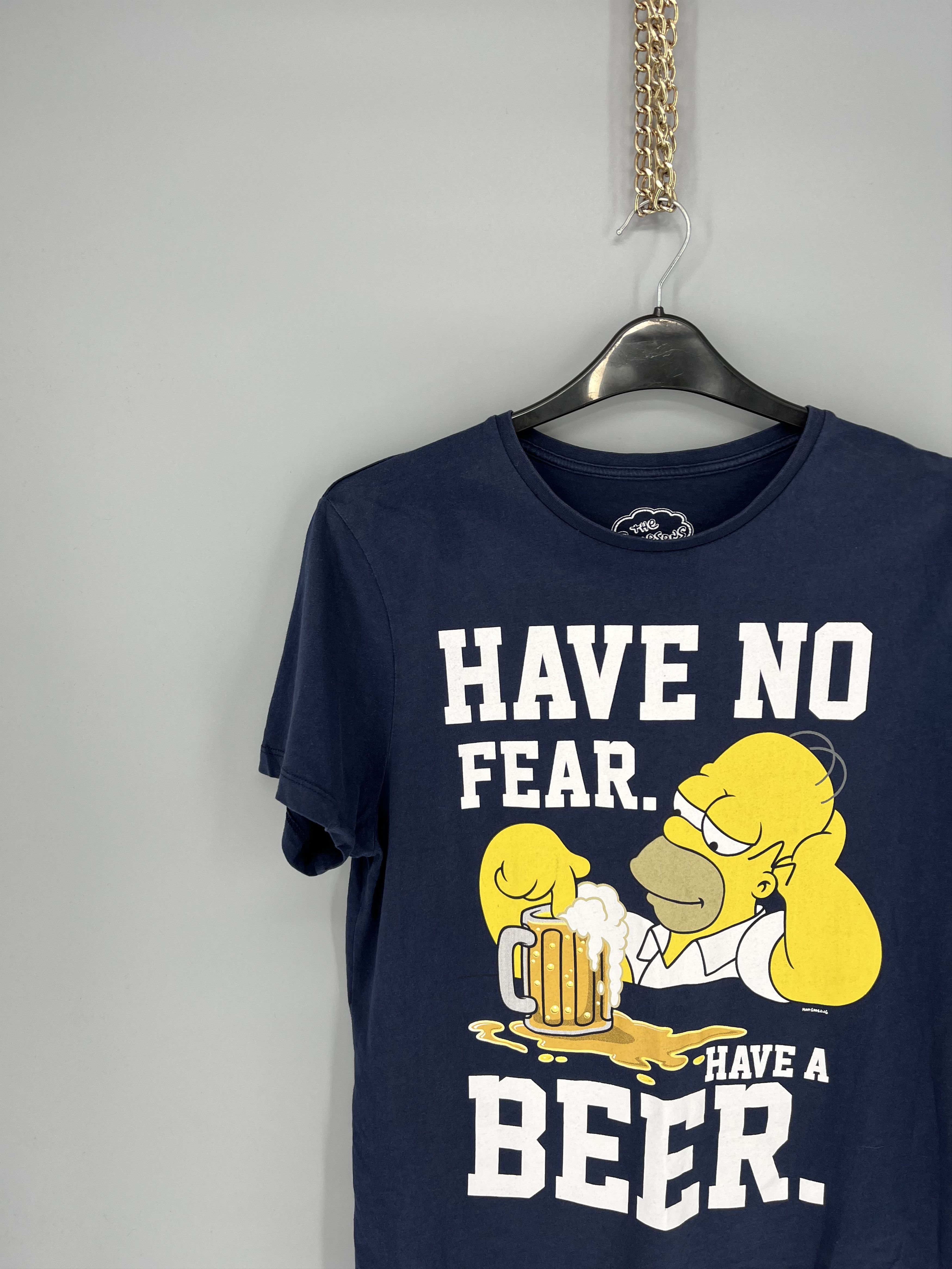Band Tees Vintage The Simpsons "Have no fear, have a beer" T-Shirt Size US M / EU 48-50 / 2 - 4 Thumbnail