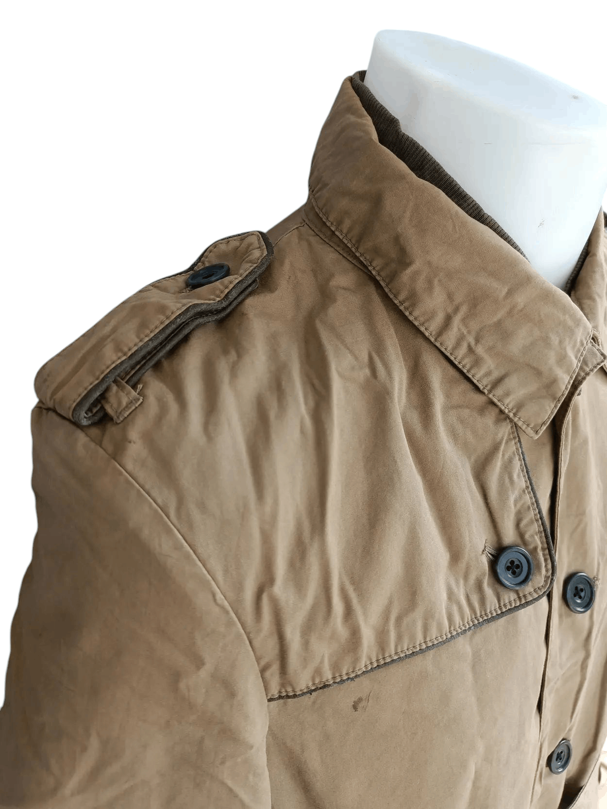 PPFM × Vintage × Vision Streetwear RARE 💥 PPFM Trench Coat Single Breasted Jacket FR015 Size US L / EU 52-54 / 3 - 13 Thumbnail