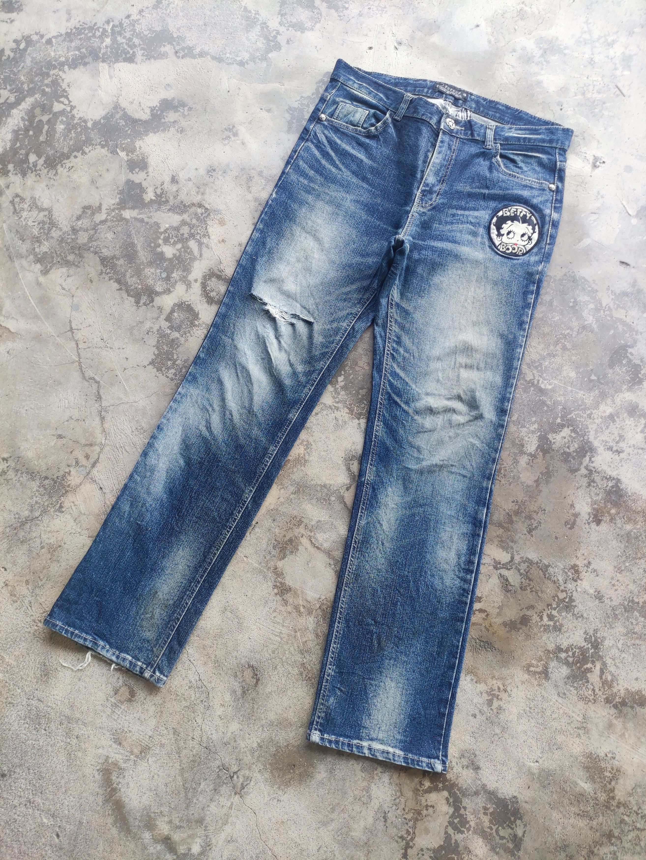 Japanese Brand Vintage Red Pepper Distress Faded Pants w36 Size US 36 / EU 52 - 3 Thumbnail