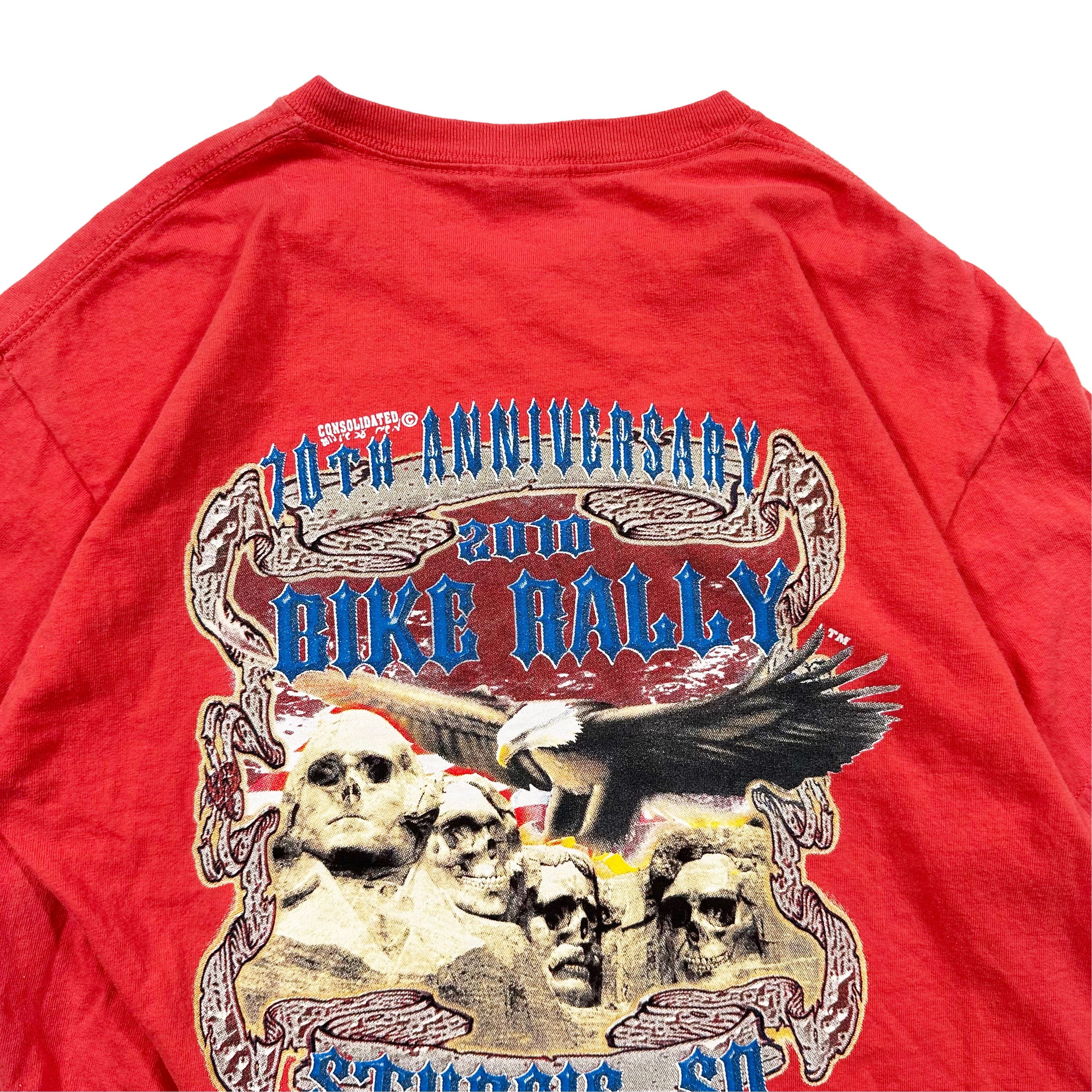 Vintage Vintage 2010 Black Hills Rally Bike Week Graphic T Shirt Size US M / EU 48-50 / 2 - 5 Thumbnail