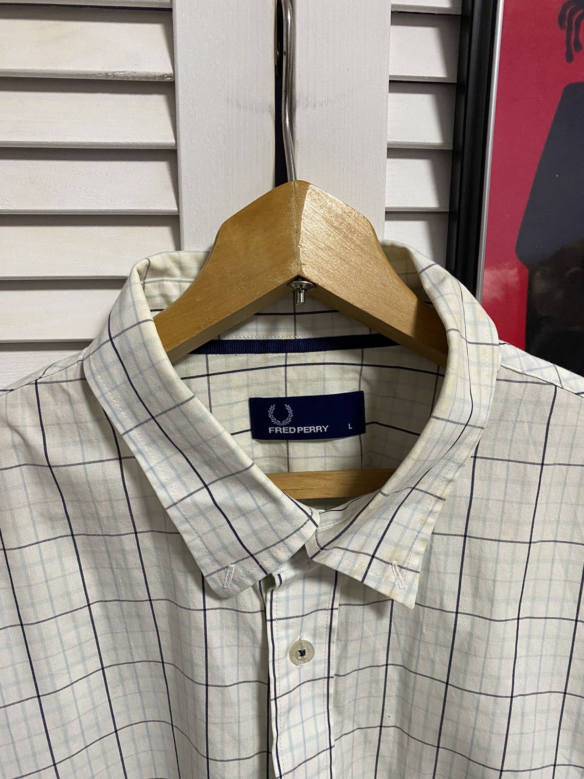 Fred Perry Vintage Shirt Tee Button Up Fred Perry Large Pattern Striped Size US L / EU 52-54 / 3 - 5 Thumbnail