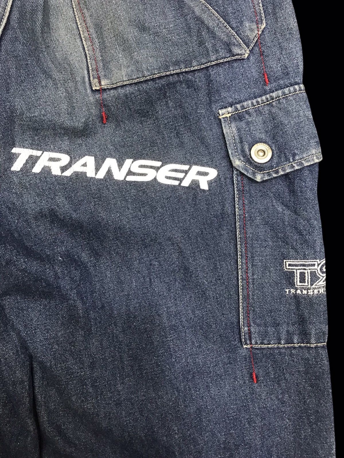 Japanese Brand 💥BAGGY💥TRANSER BAGGY RAPPER DENIM F294 Size US 27 - 14 Thumbnail